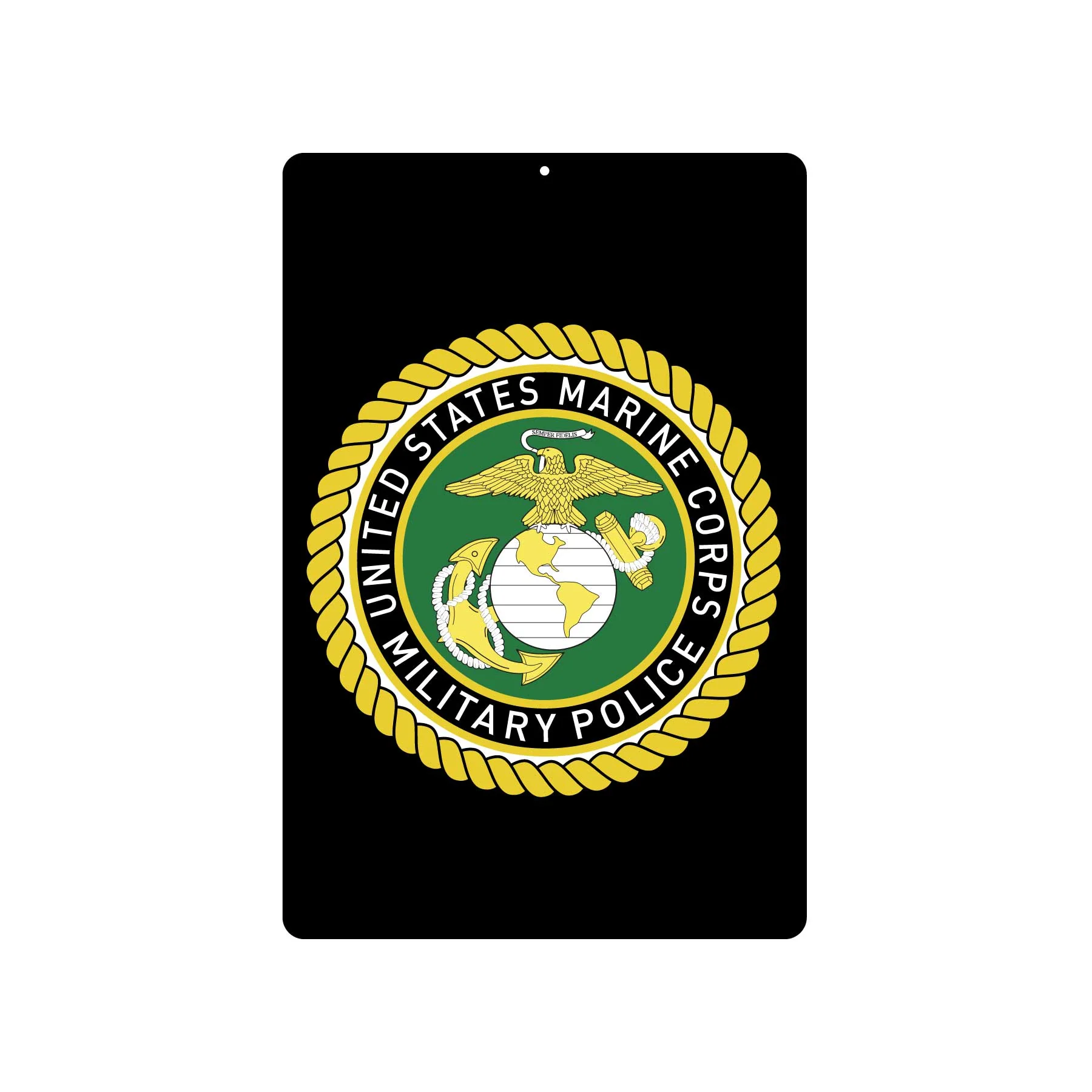 USMC Military Police Metal Sign
