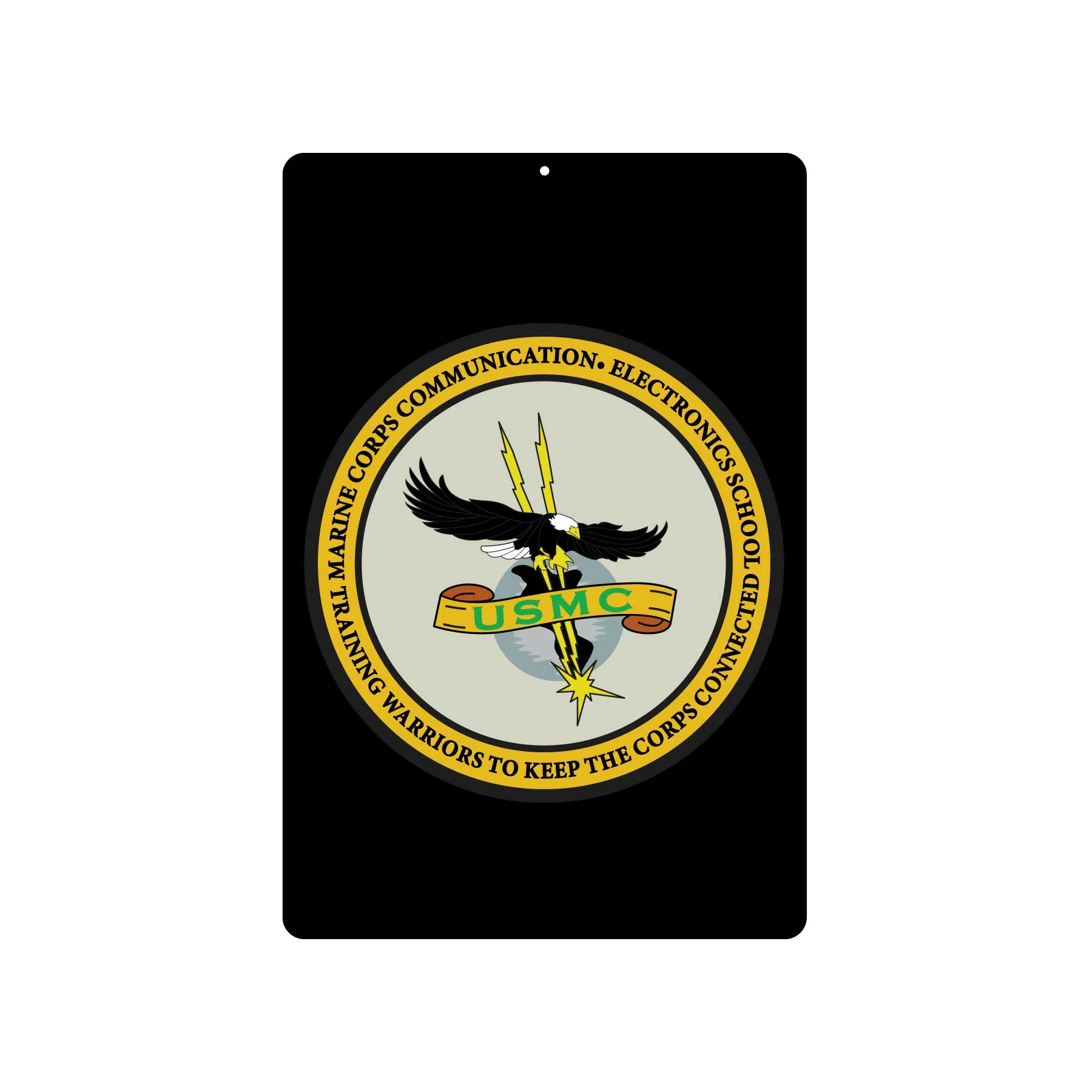 MCCES (Marine Corps Communications Electronics School) Metal Sign