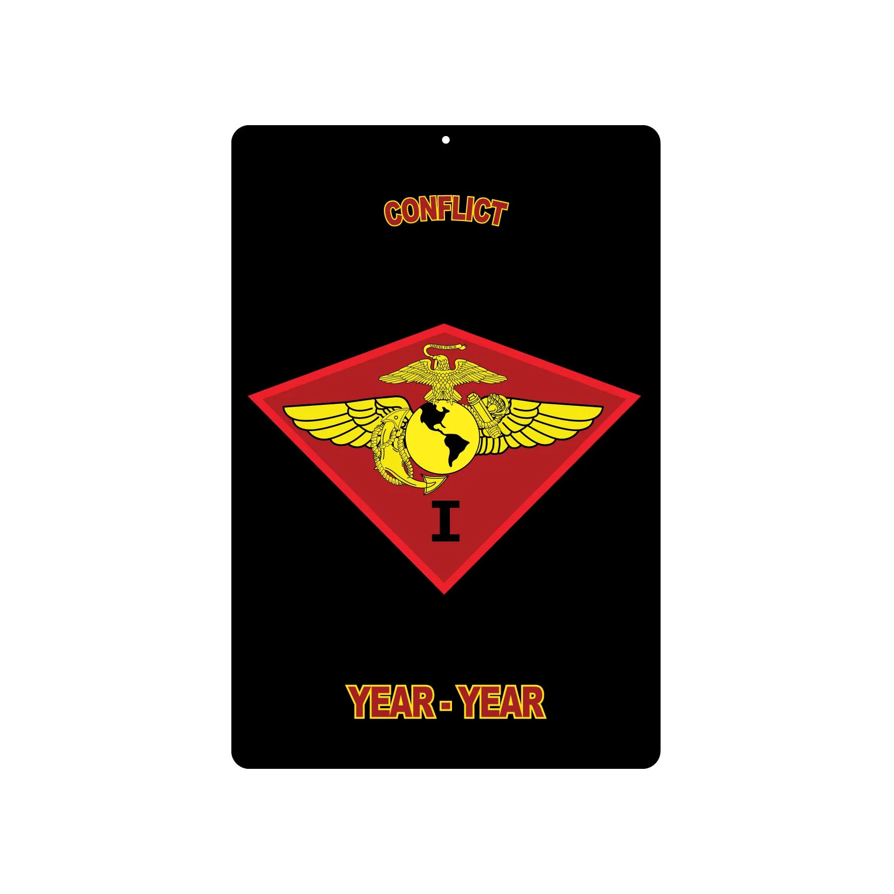 1st Marine Air Wing Metal Sign - Image 2