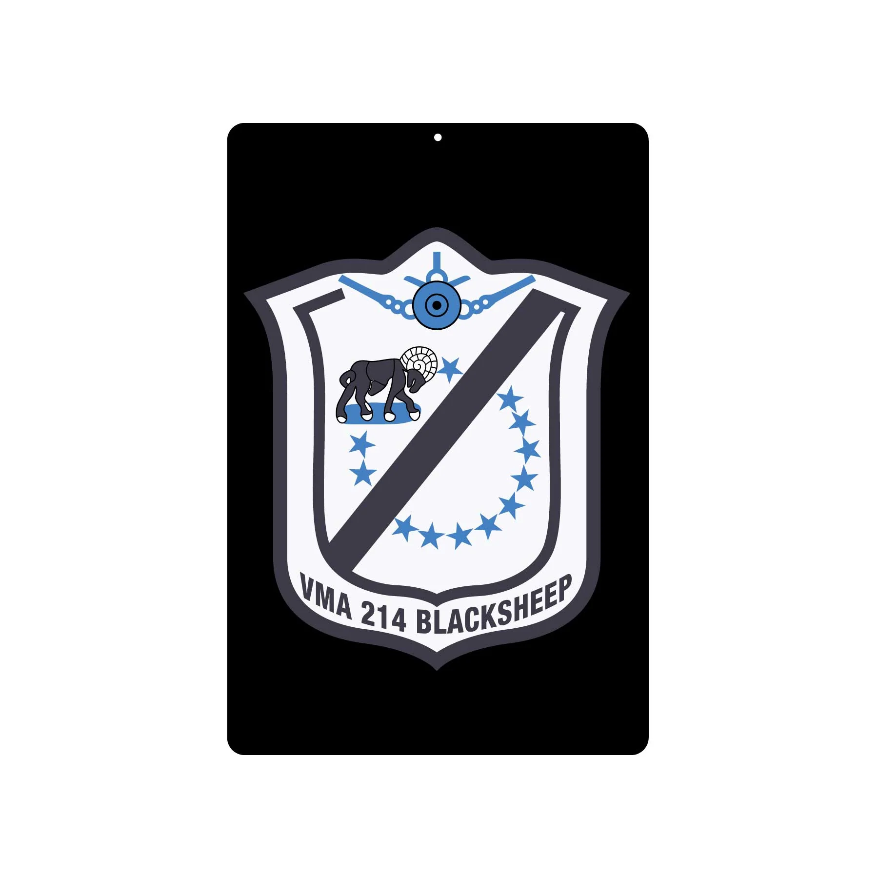 VMA-214 Blacksheep Metal Sign