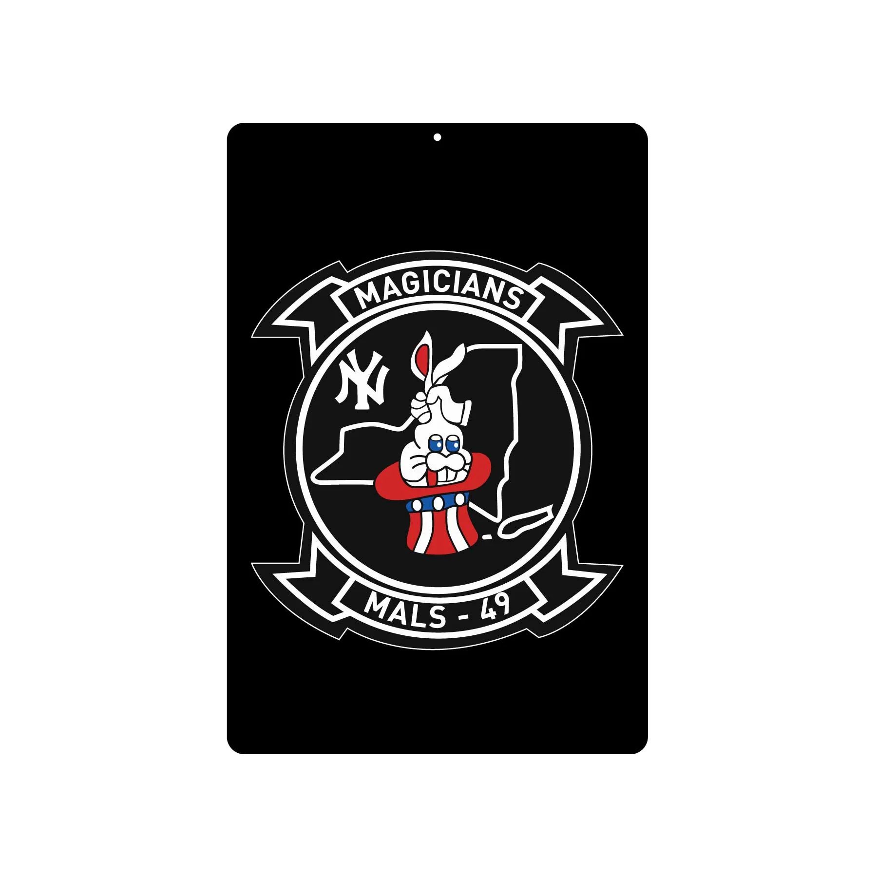 MALS-49 Metal Sign