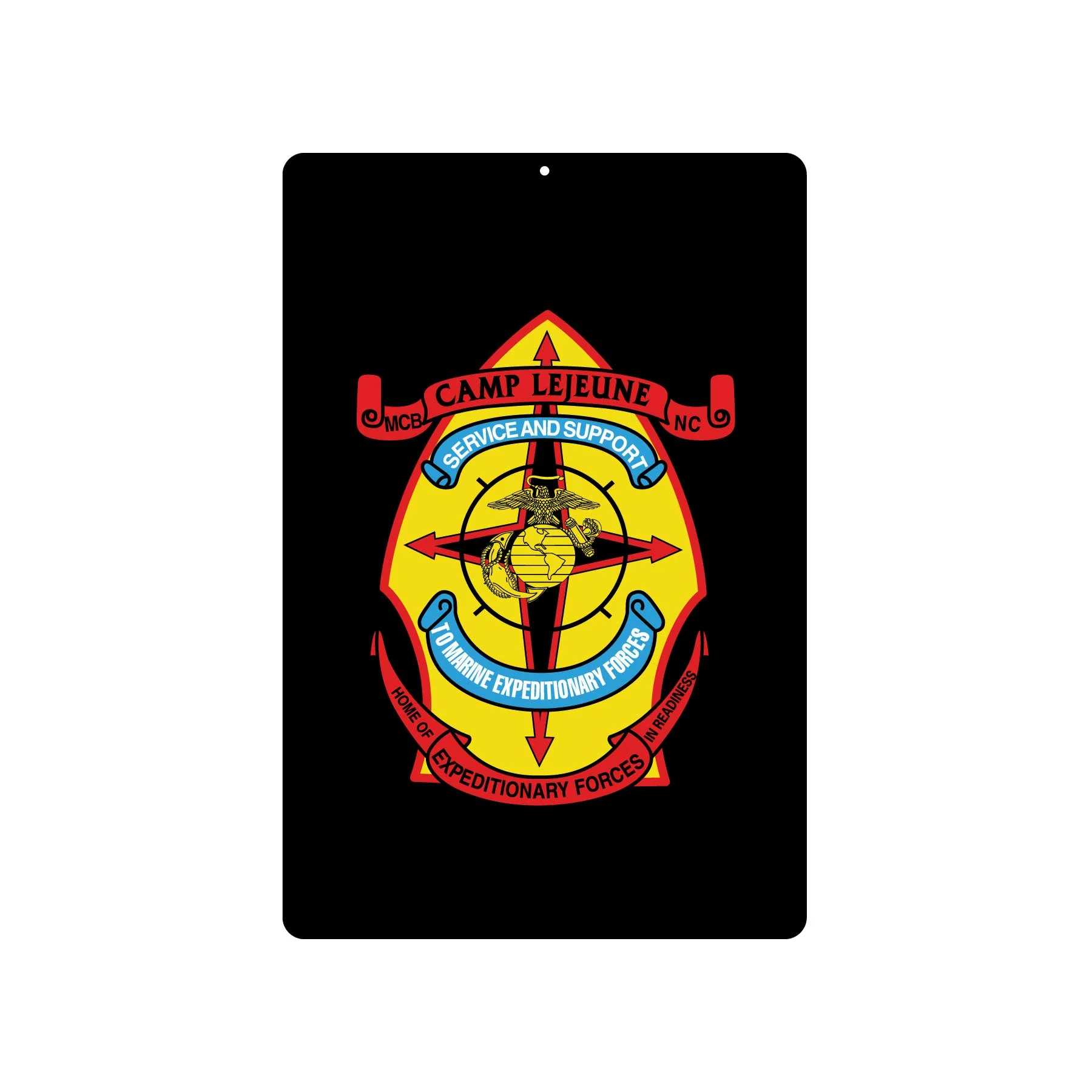 MCB Camp Lejeune Metal Sign