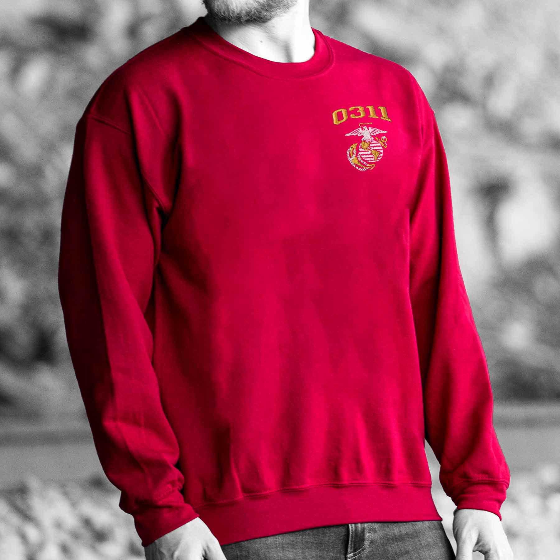 Marine Corps MOS Embroidered Sweatshirt - Image 10