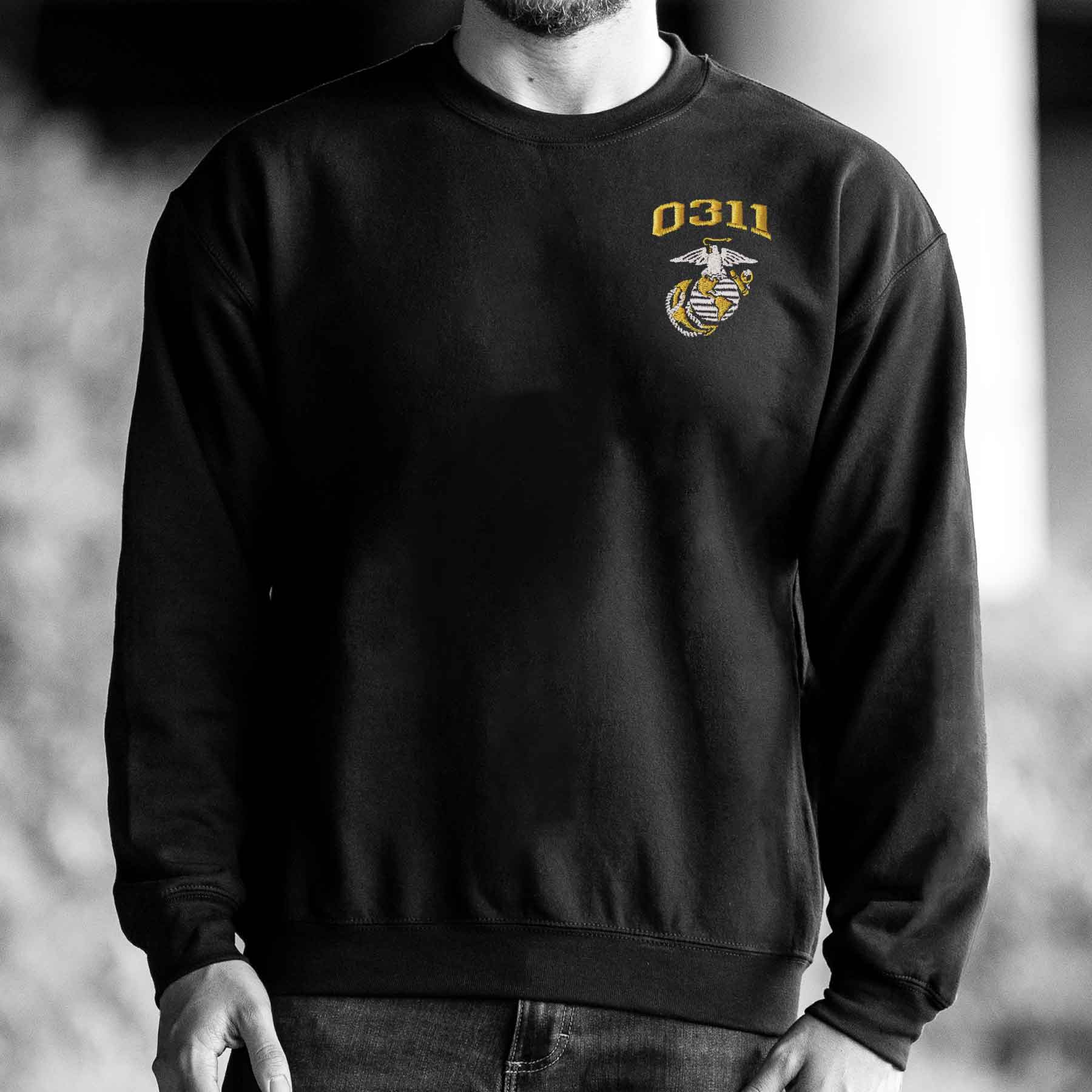 Marine Corps MOS Embroidered Sweatshirt - Image 2