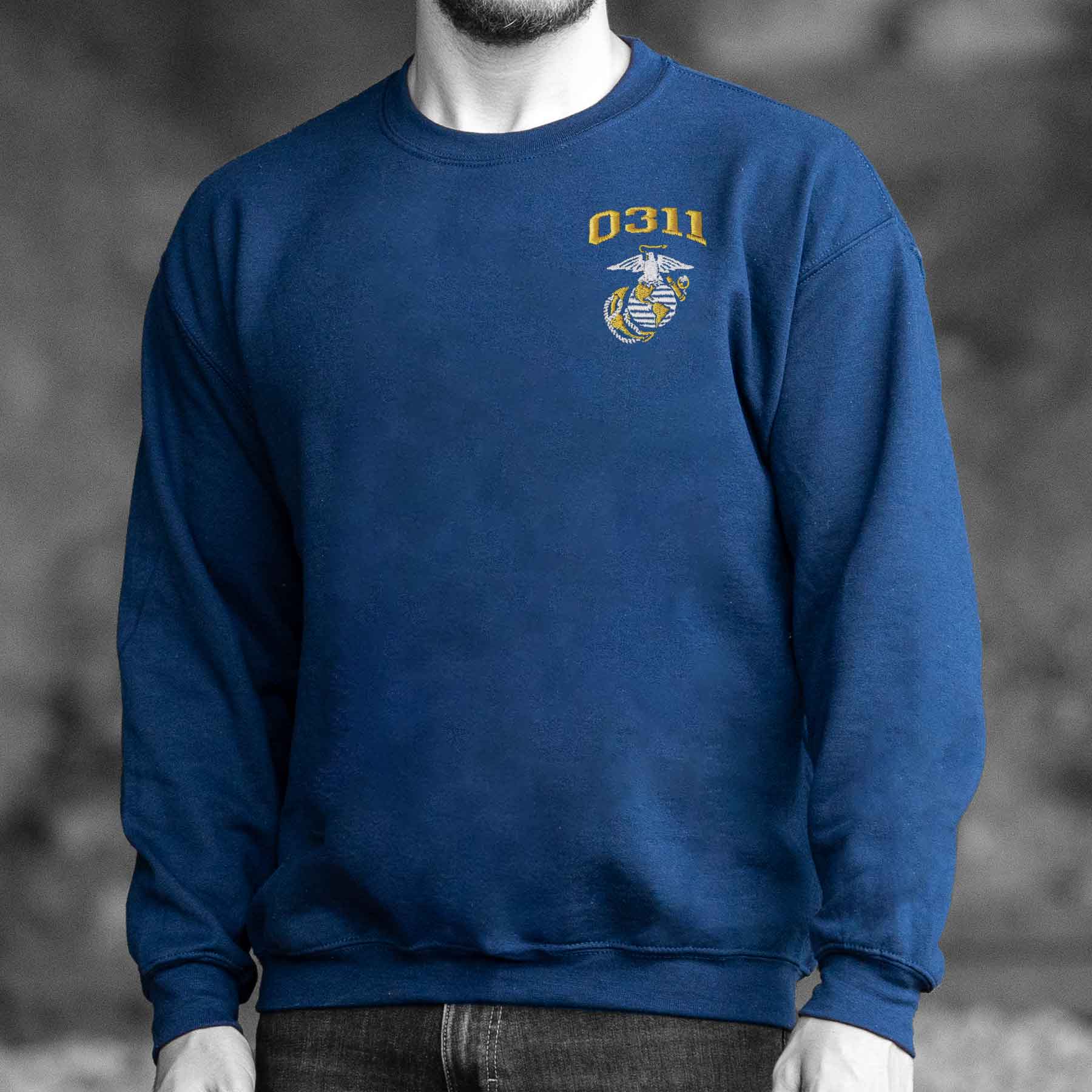 Marine Corps MOS Embroidered Sweatshirt - Image 6