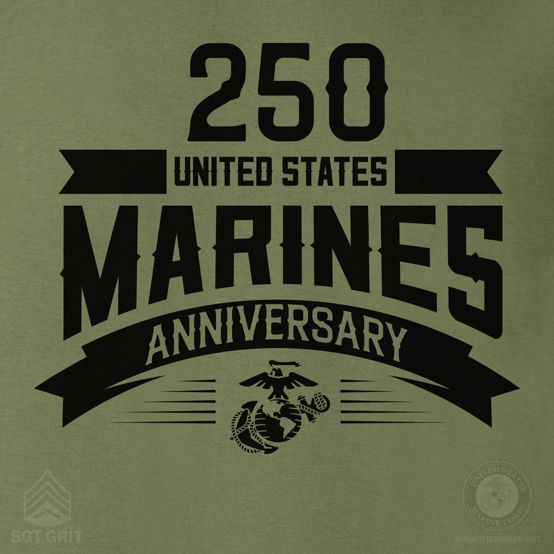 USMC 250th Anniversary Ribbon Sweatshirt - Image 6