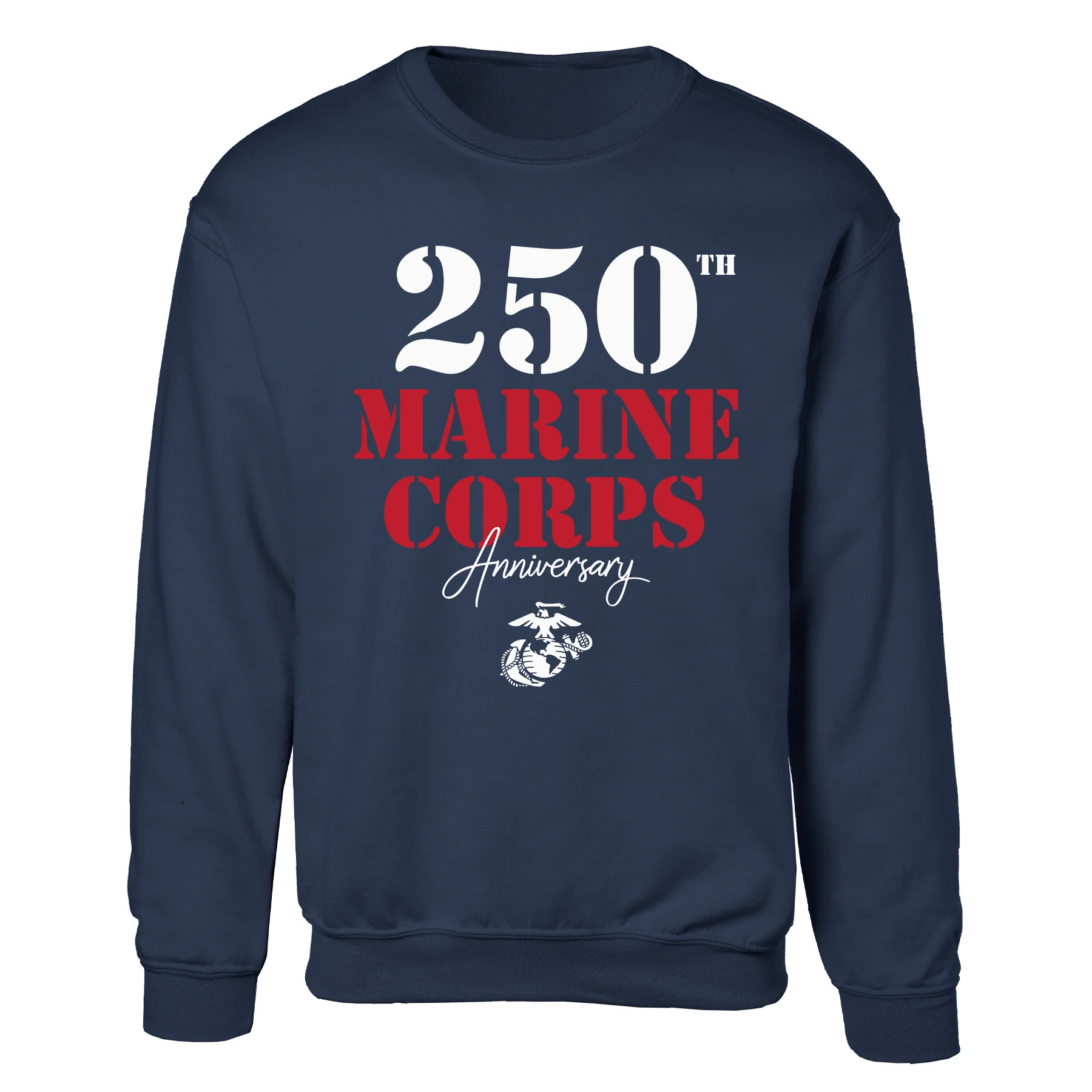 USMC 250th Anniversary Stencil Sweatshirt