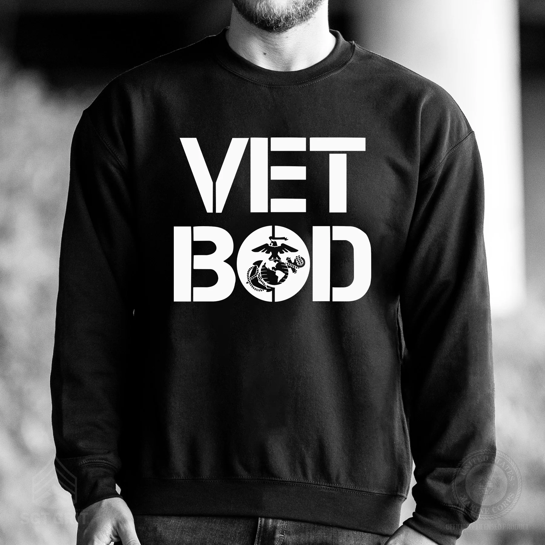 Vet Bod Sweatshirt- Black - Image 2