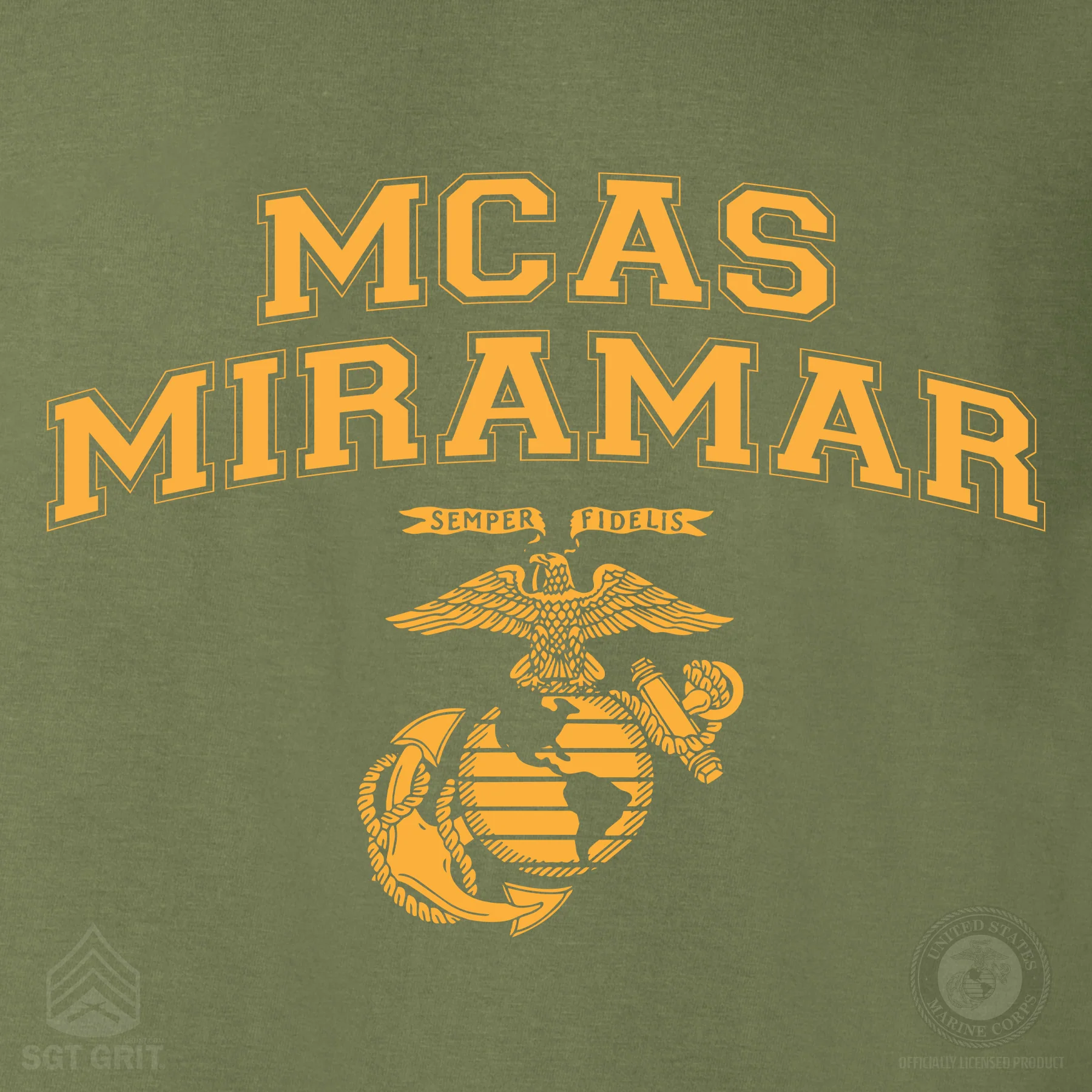 Marine Corps Base Collegiate EGA Sweatshirt - Image 35