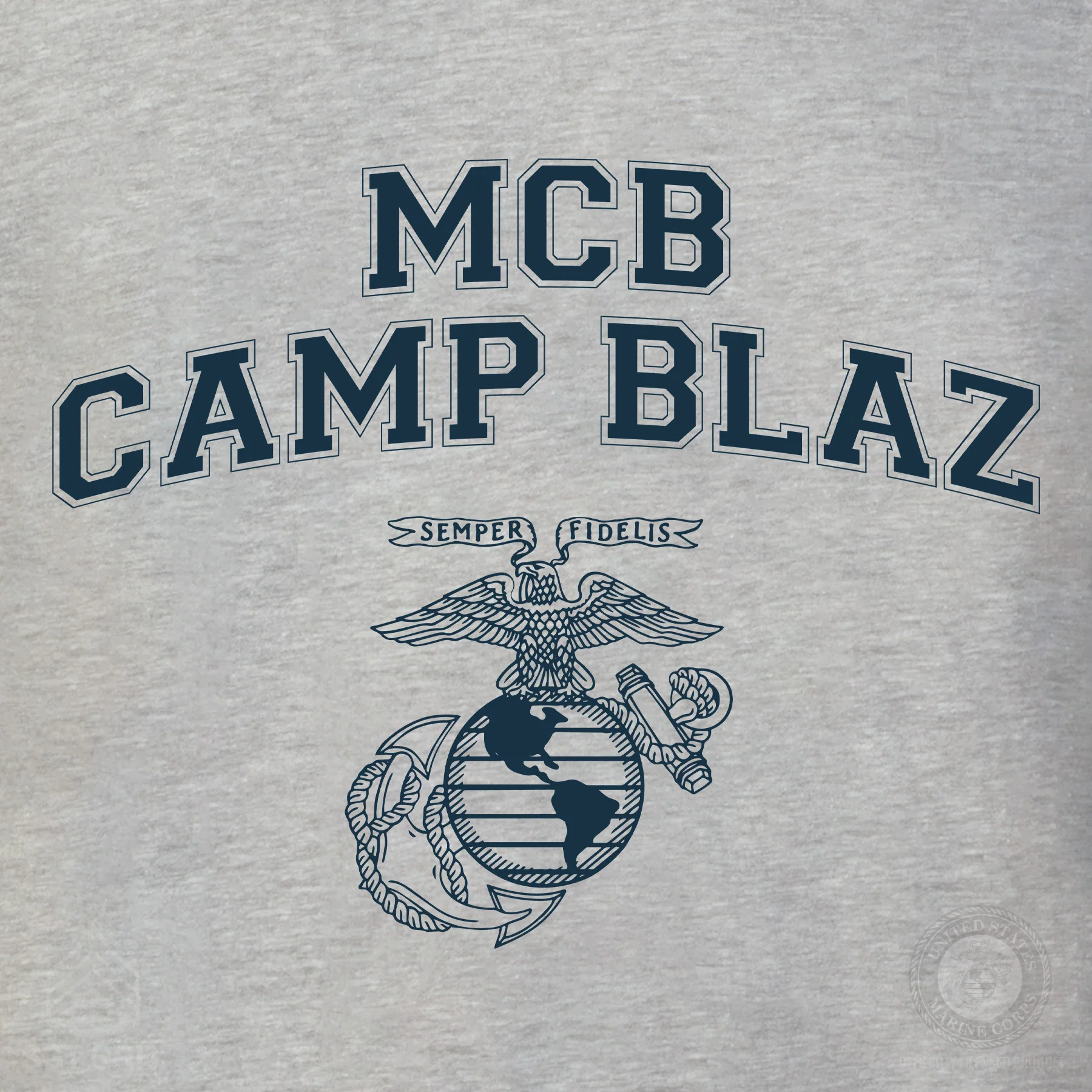 Marine Corps Base Collegiate EGA Sweatshirt - Image 38