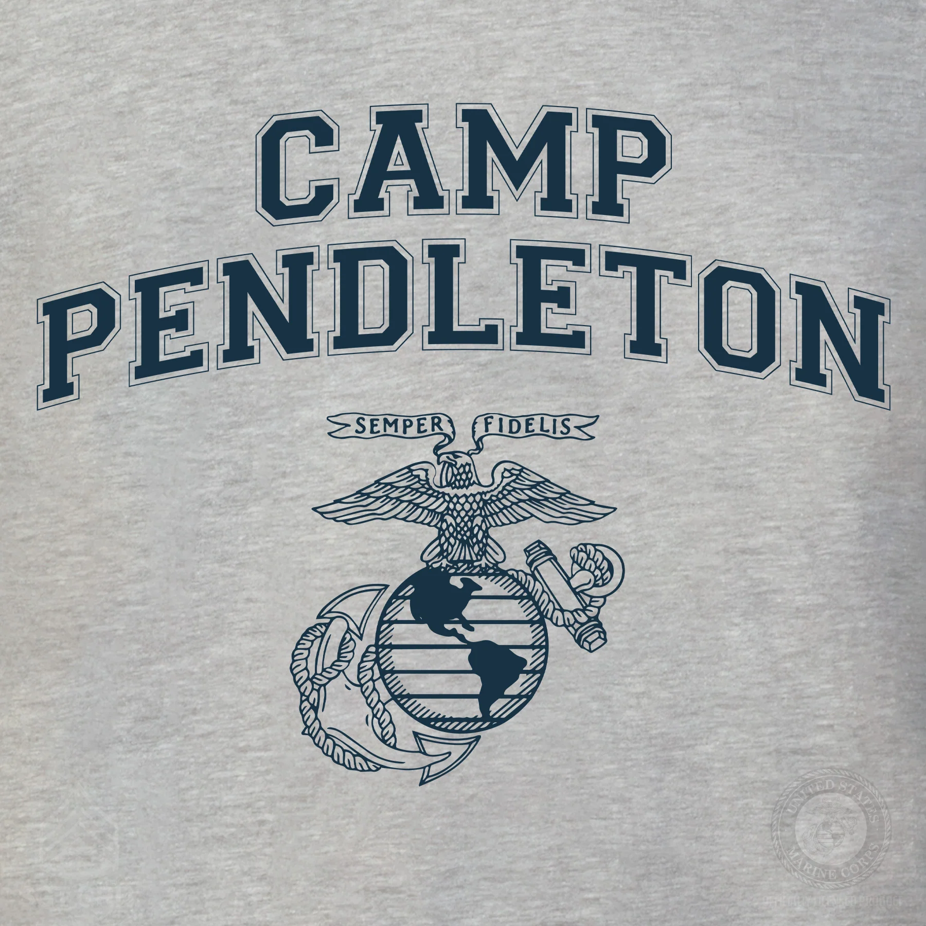 Marine Corps Base Collegiate EGA Sweatshirt - Image 49