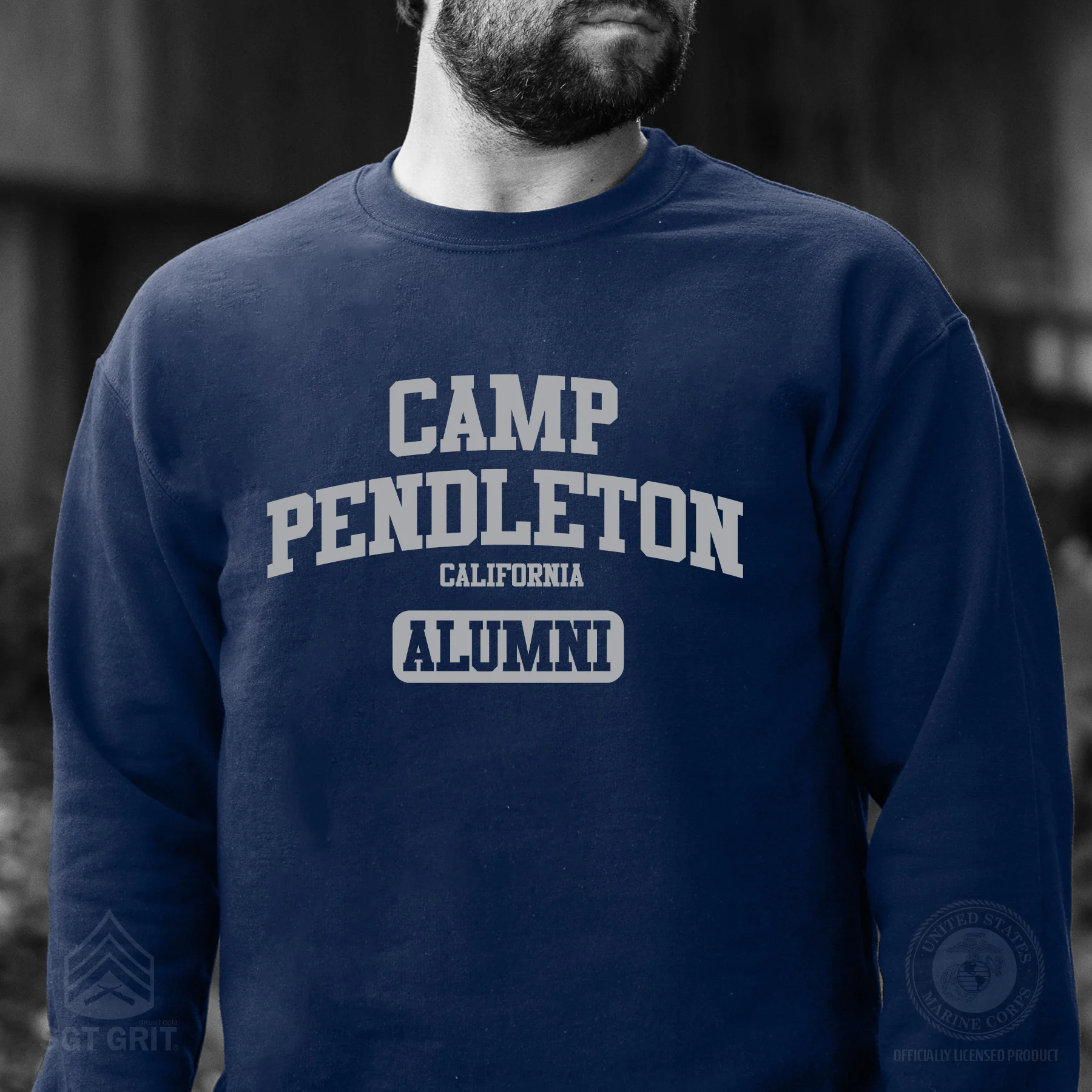 Marine Corps Base Collegiate Alumni Sweatshirt - Image 6