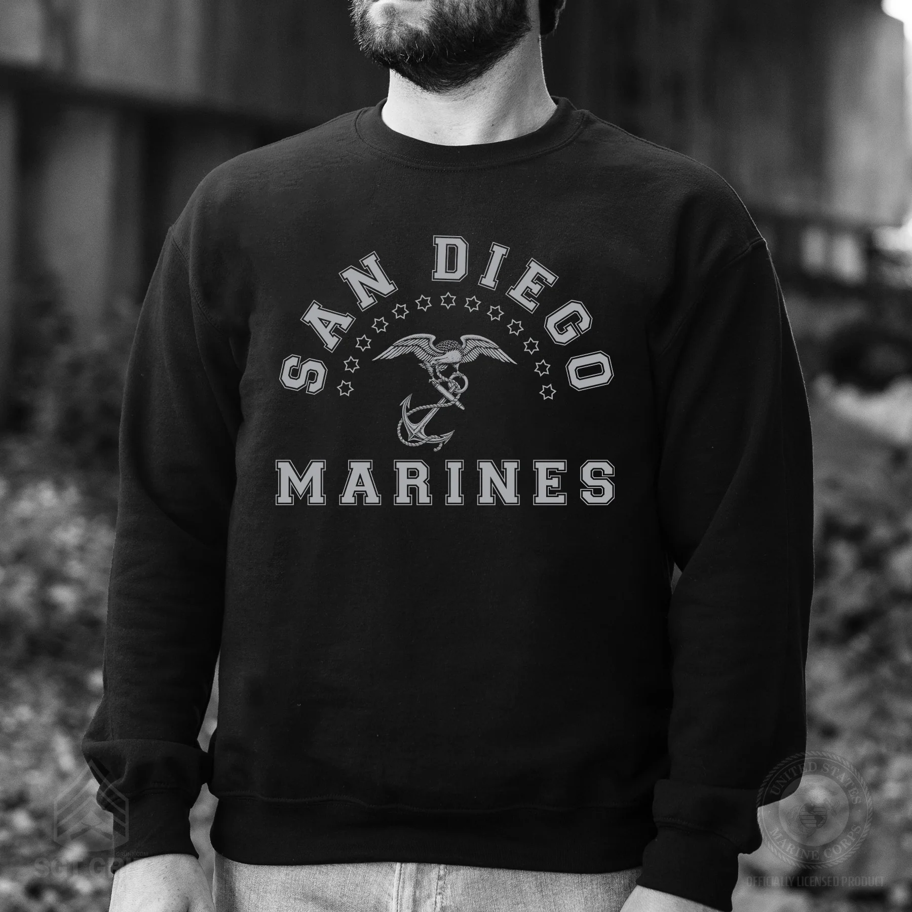 MCRD Vintage Eagle & Anchor Sweatshirt - Image 18