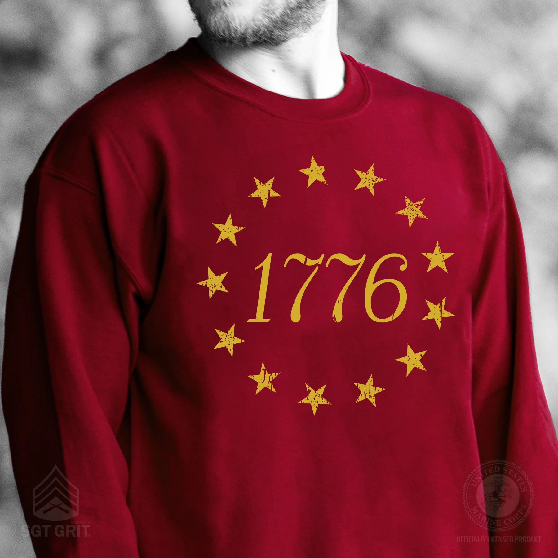 1776 Betsy Ross Flag Sweatshirt - Image 10