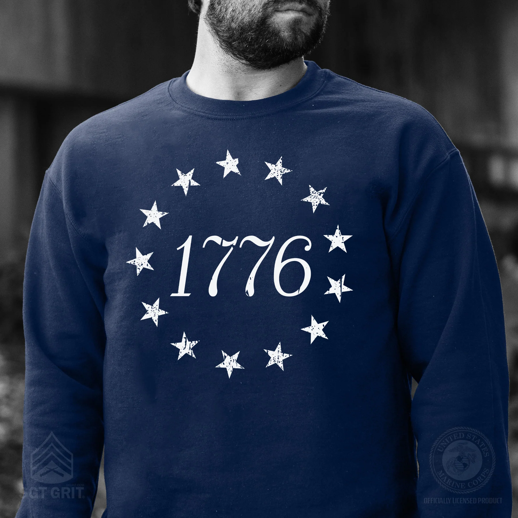 1776 Betsy Ross Flag Sweatshirt - Image 8
