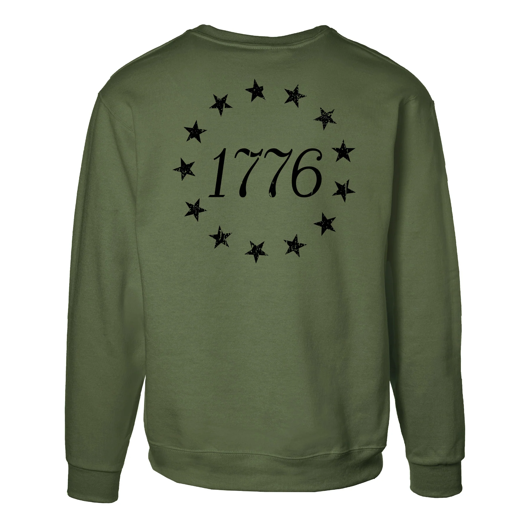 1776 Betsy Ross Flag Sweatshirt - Back Design - Image 21