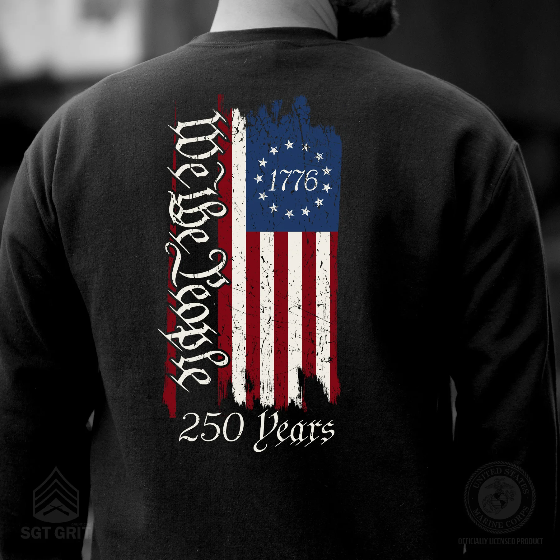 250 Years We The People Flag Sweatshirt - Image 3