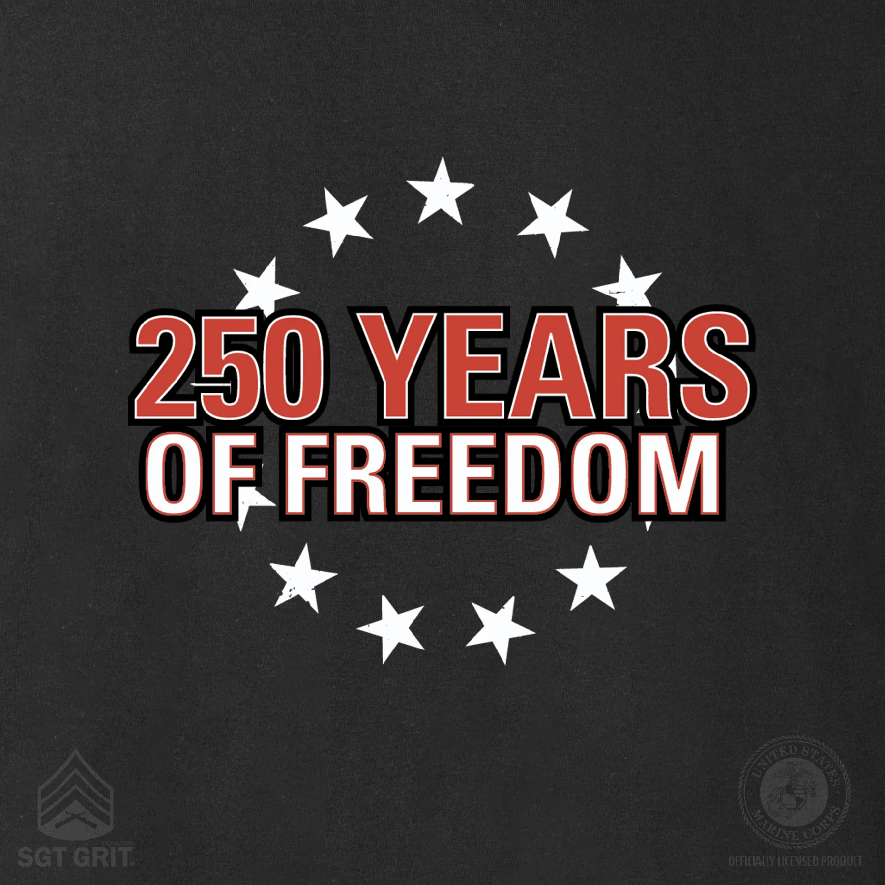 Cheers to 250 Years of Freedom Sweatshirt - Back Design - Image 4