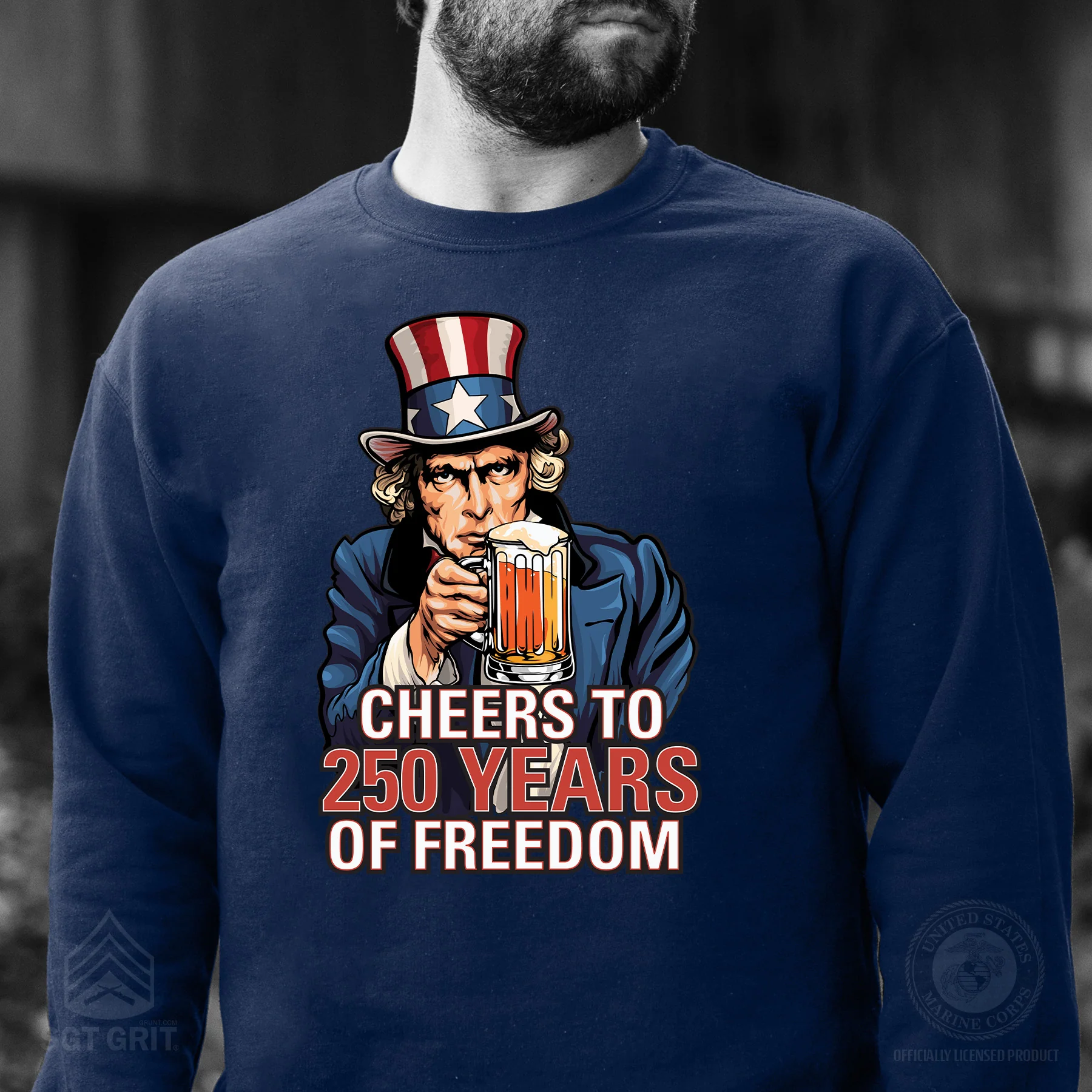 Cheers to 250 Years of Freedom Sweatshirt - Image 5