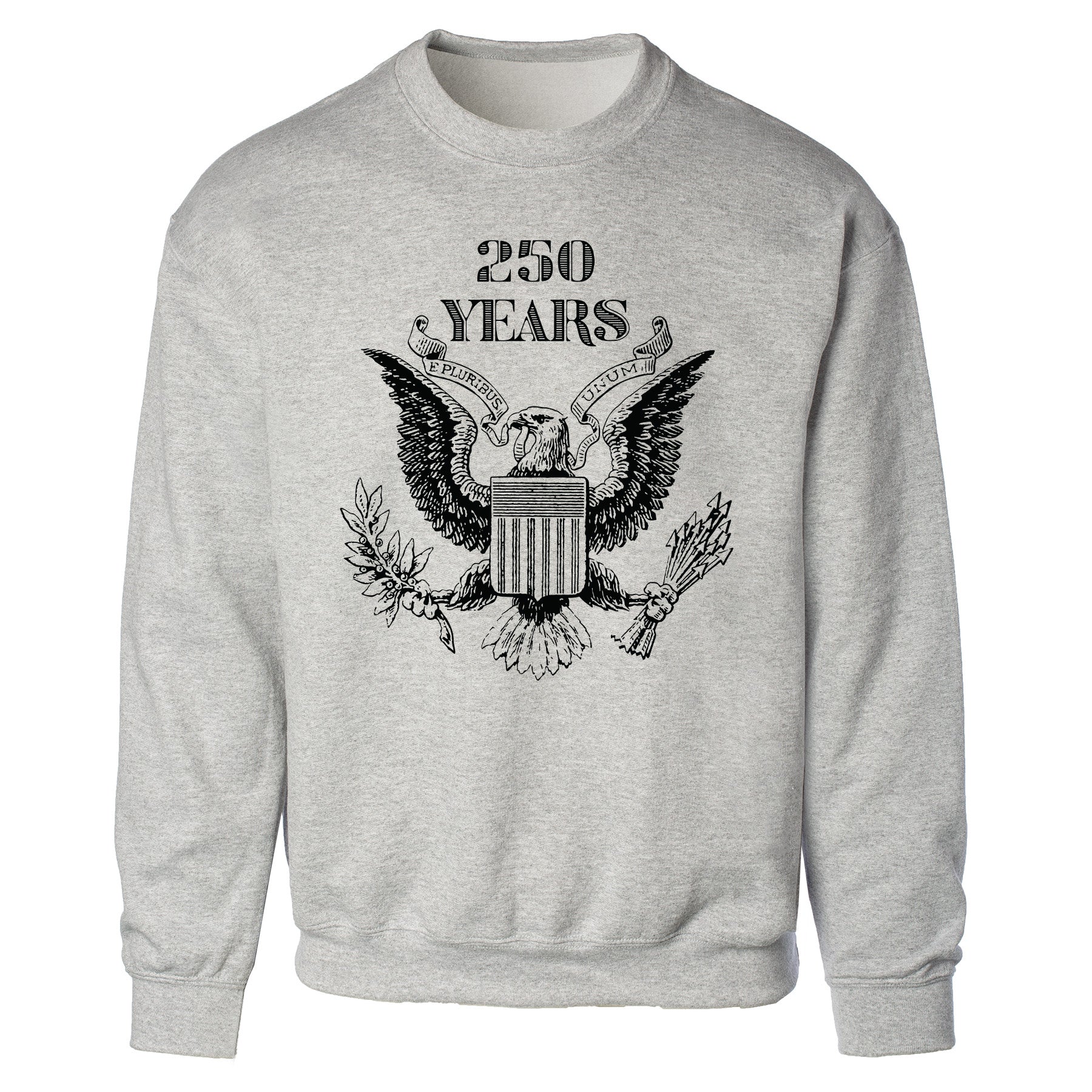 Vintage Eagle 250 Years Sweatshirt- Gray