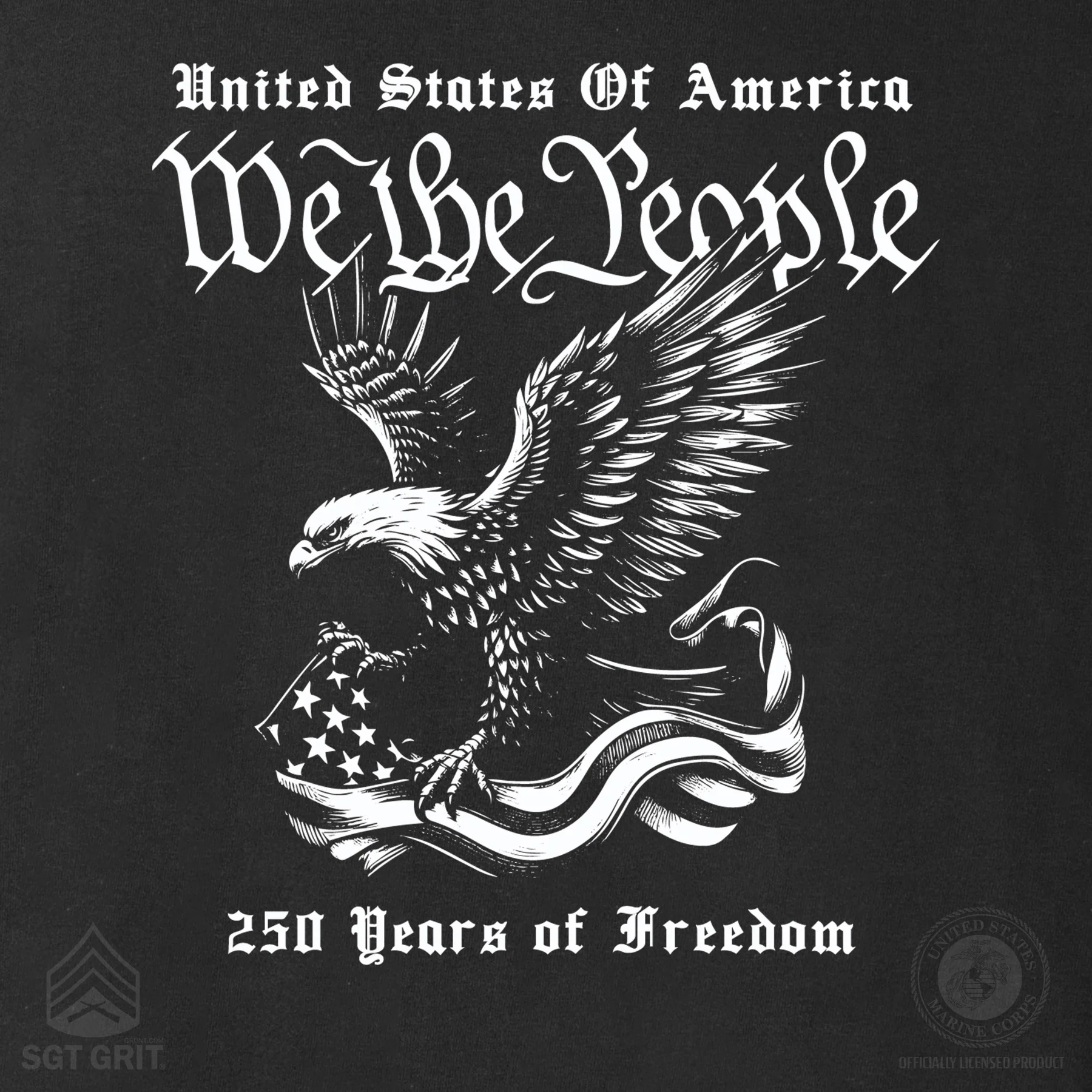 We The People 250 Years Eagle Sweatshirt- Back Design - Image 14