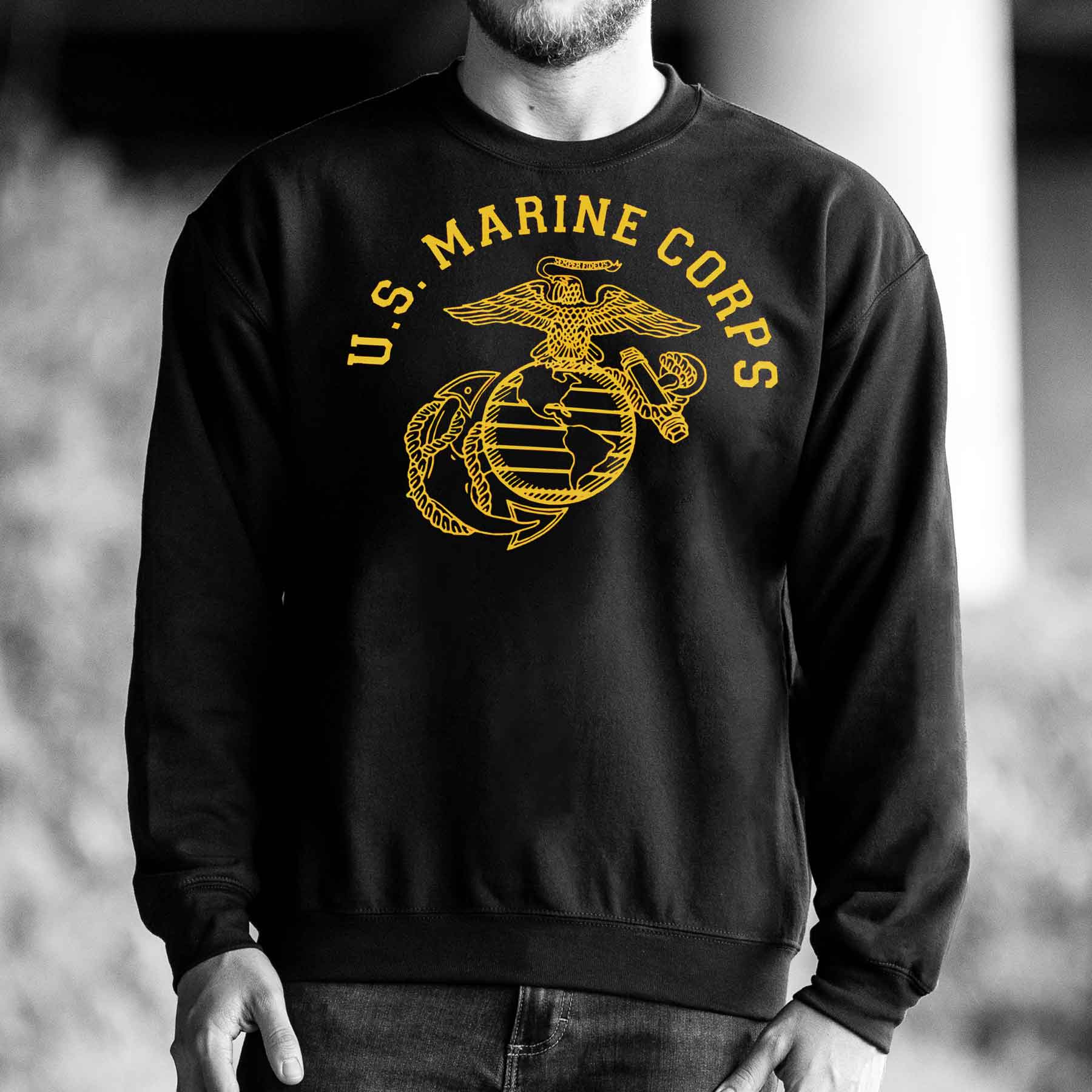 U.S. Marine Boot Camp Comfort Fleece Crewneck Sweatshirt - Image 5