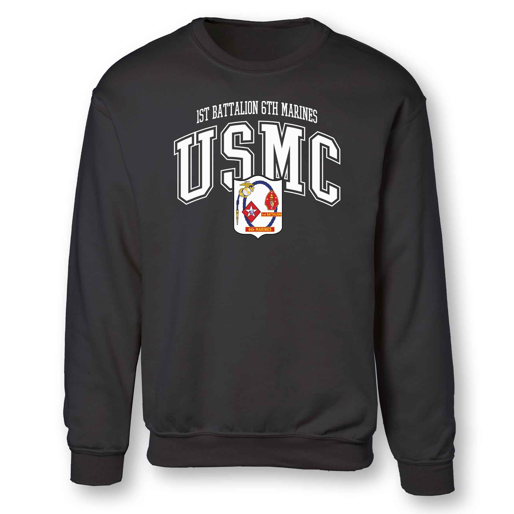1st Battalion 6th Marines Arched Sweatshirt