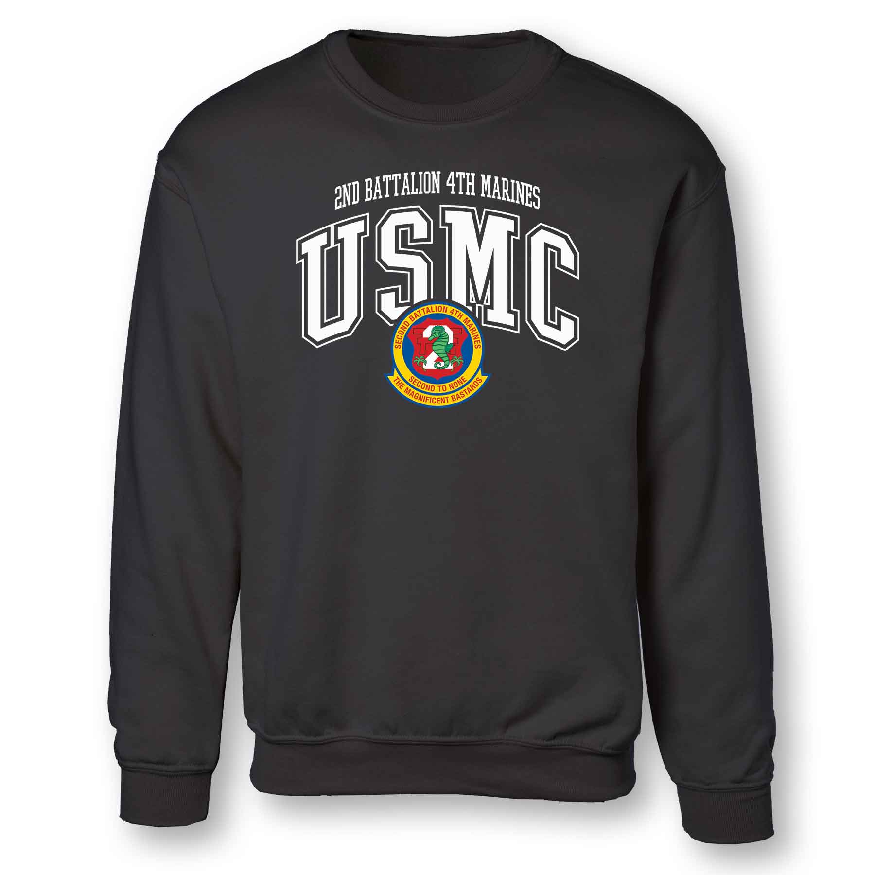 2nd Battalion 4th Marines Arched Sweatshirt