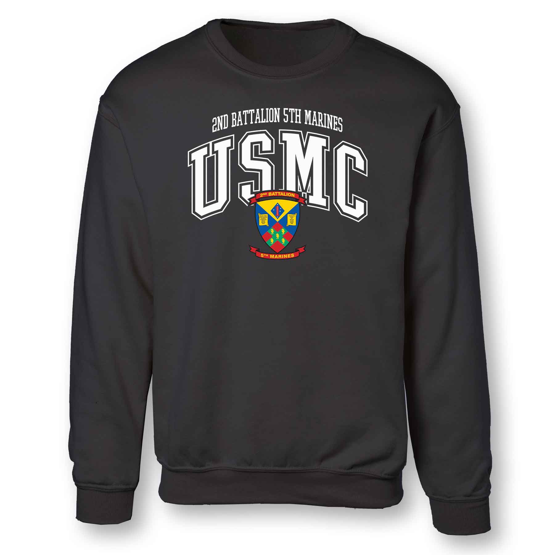 2nd Battalion 5th Marines Arched Sweatshirt