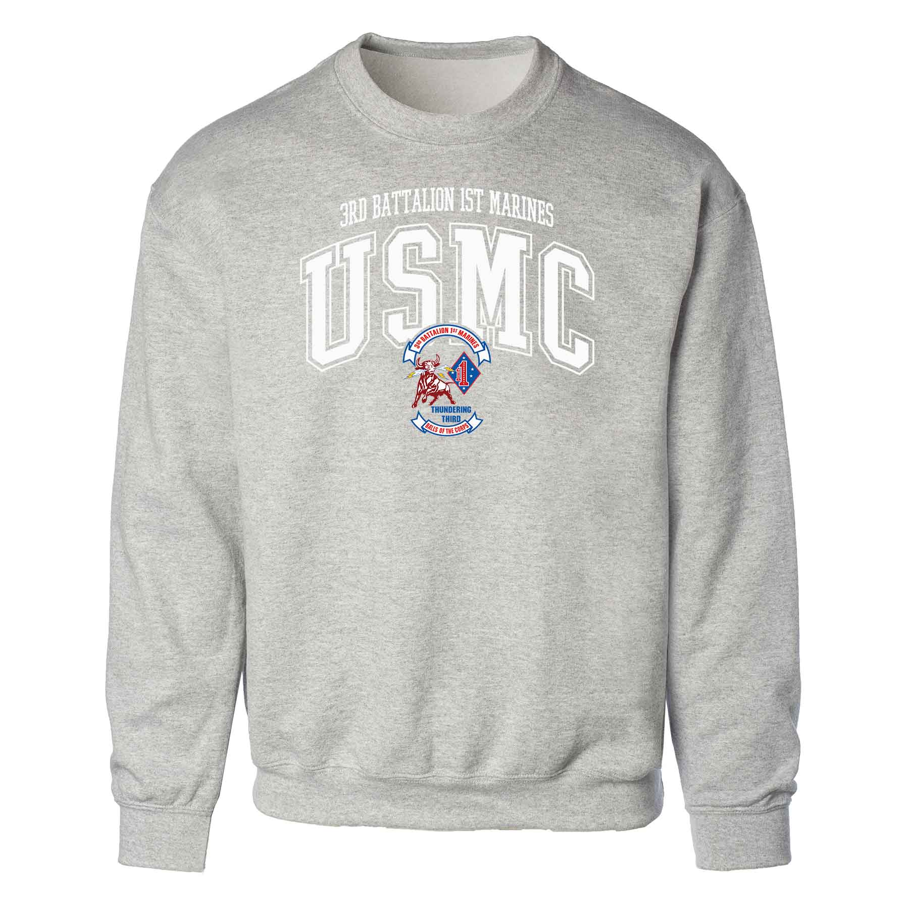 3rd Battalion 1st Marines Arched Sweatshirt - Image 2