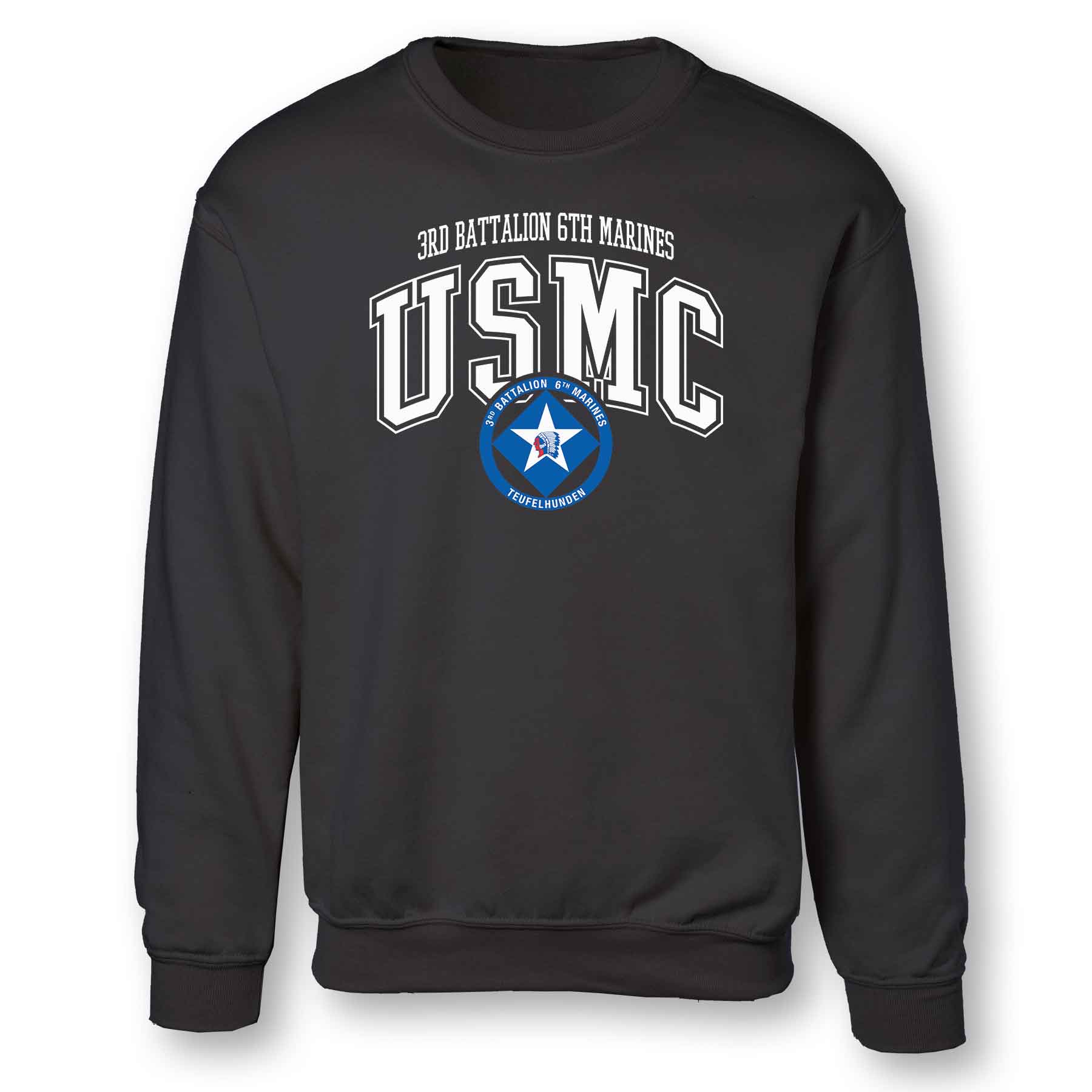 3rd Battalion 6th Marines Arched Sweatshirt