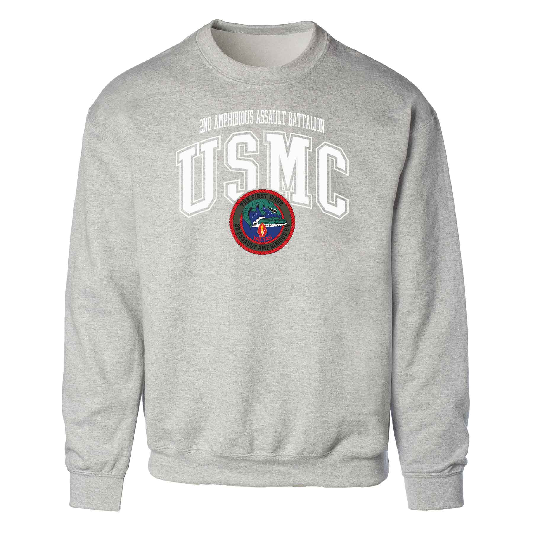 2nd Assualt Amphibious Bn Arched Sweatshirt - Image 2
