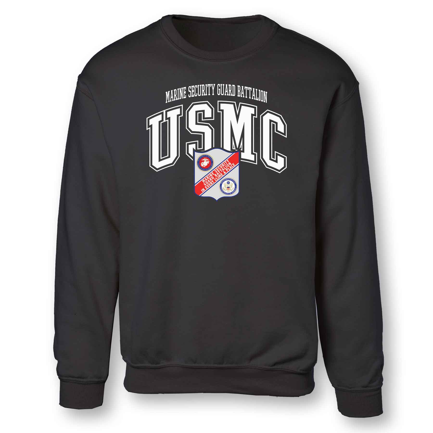 Marine Security Guard Arched Sweatshirt