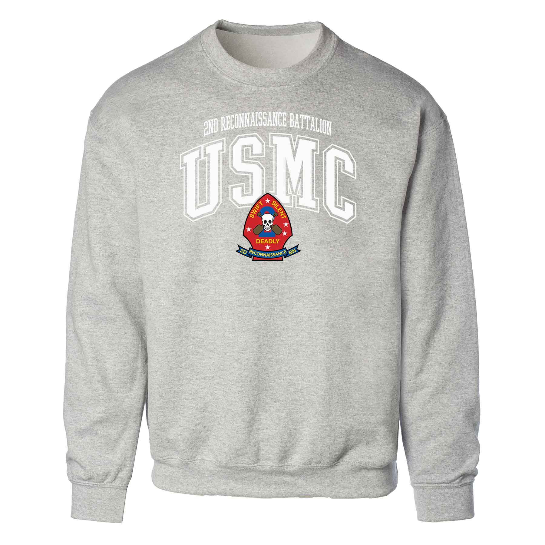 2nd Reconnaissance Battalion Arched Sweatshirt - Image 2