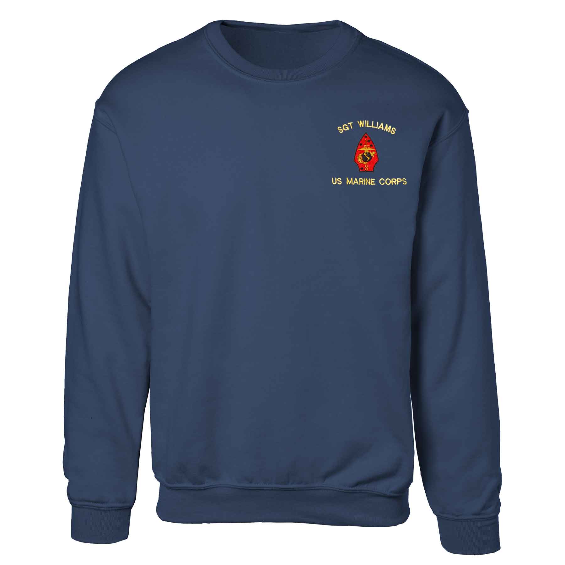 1st Battalion 8th Marines Embroidered Sweatshirt - Image 3