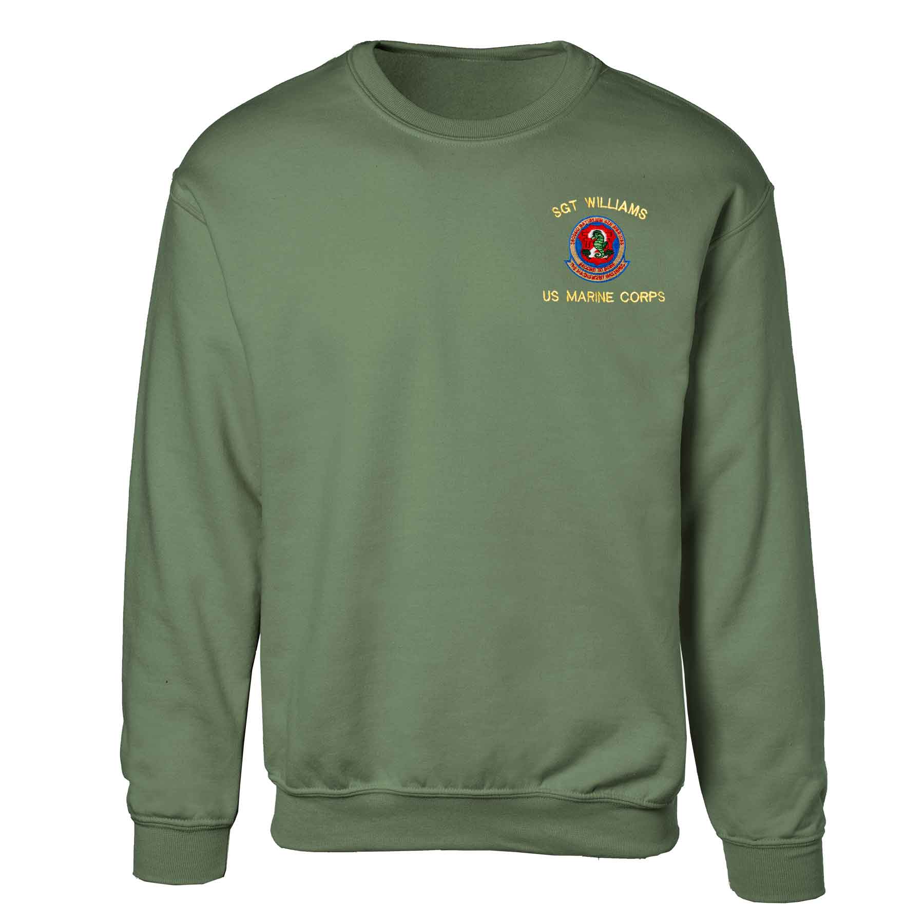 2nd Battalion 4th Marines Embroidered Sweatshirt - Image 4