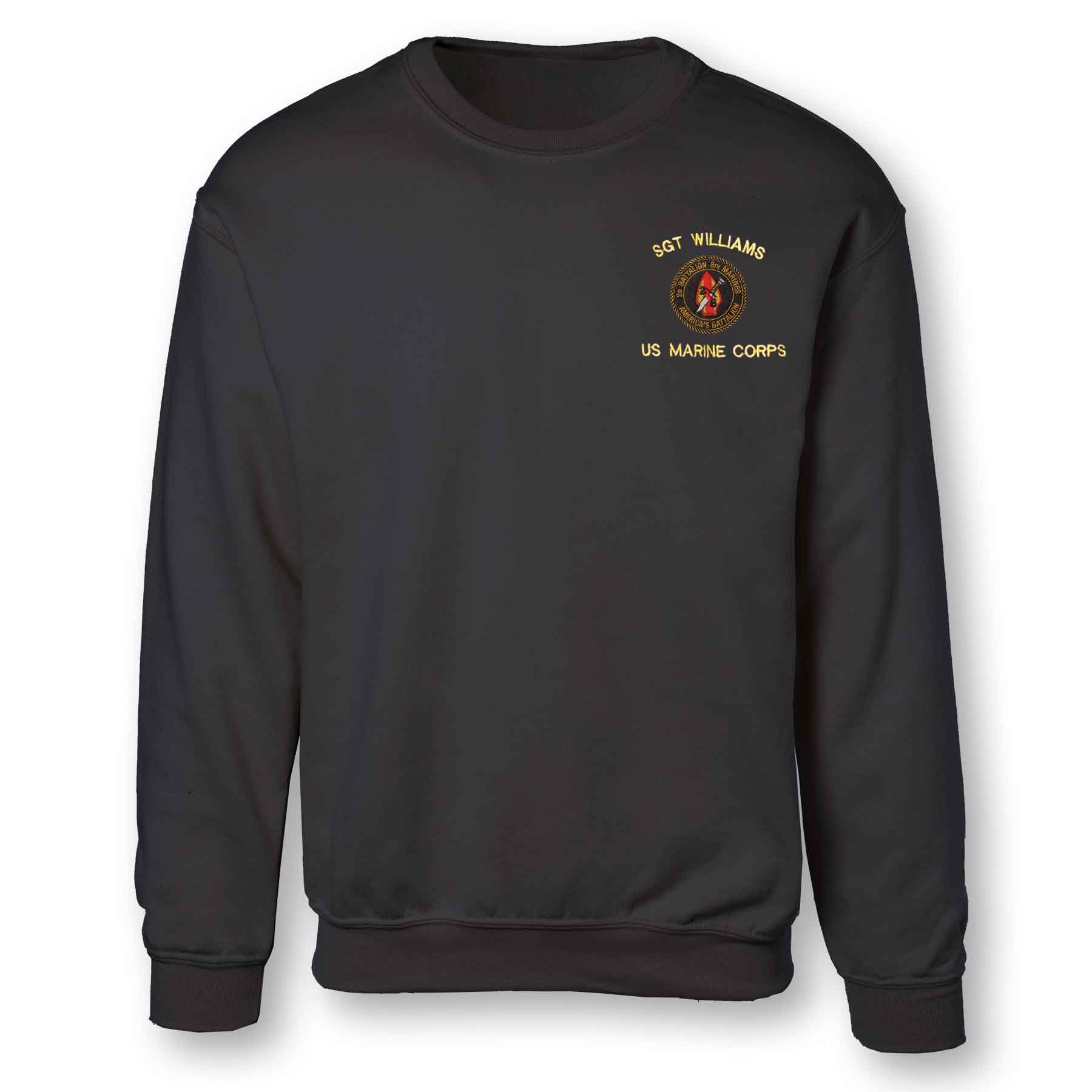 2nd Battalion 8th Marines Embroidered Sweatshirt