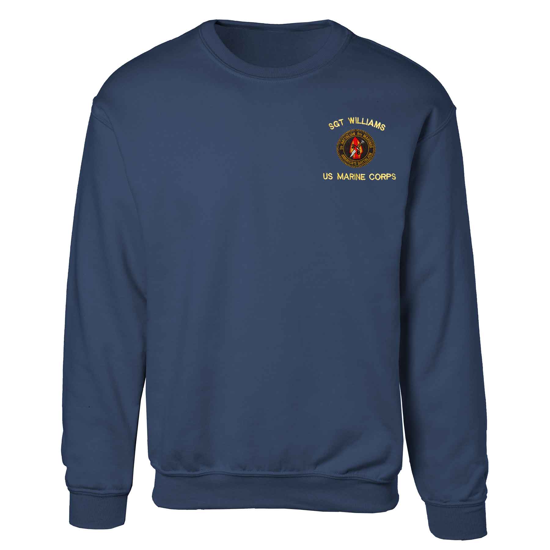 2nd Battalion 8th Marines Embroidered Sweatshirt - Image 3