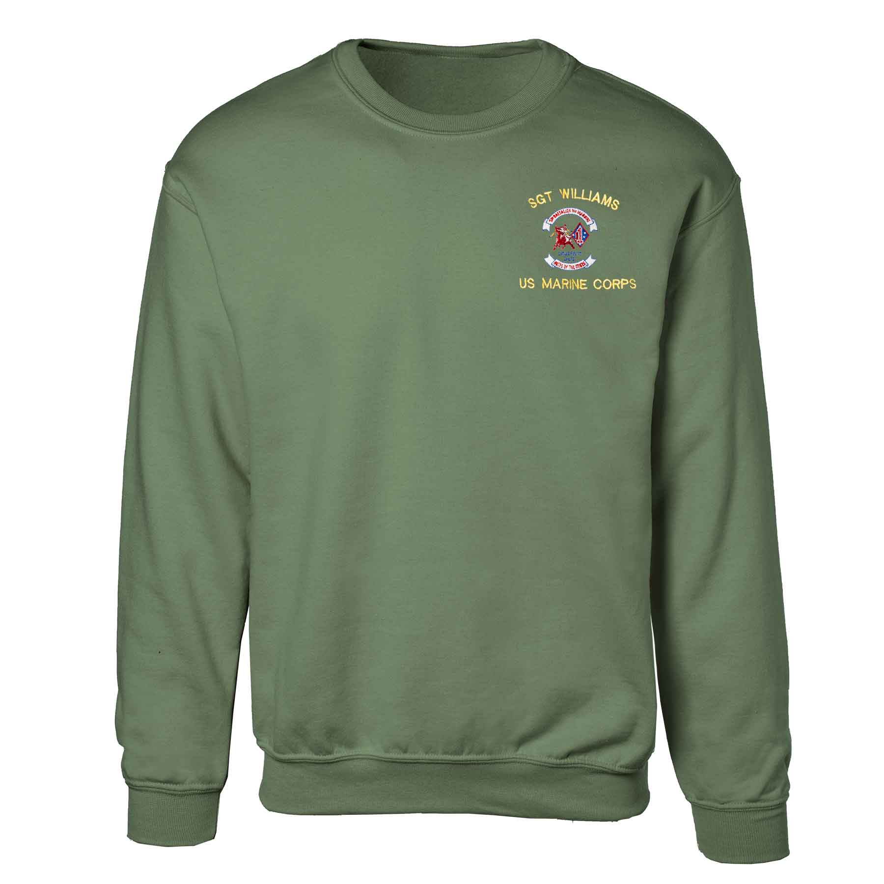 3rd Battalion 1st Marines Embroidered Sweatshirt - Image 4