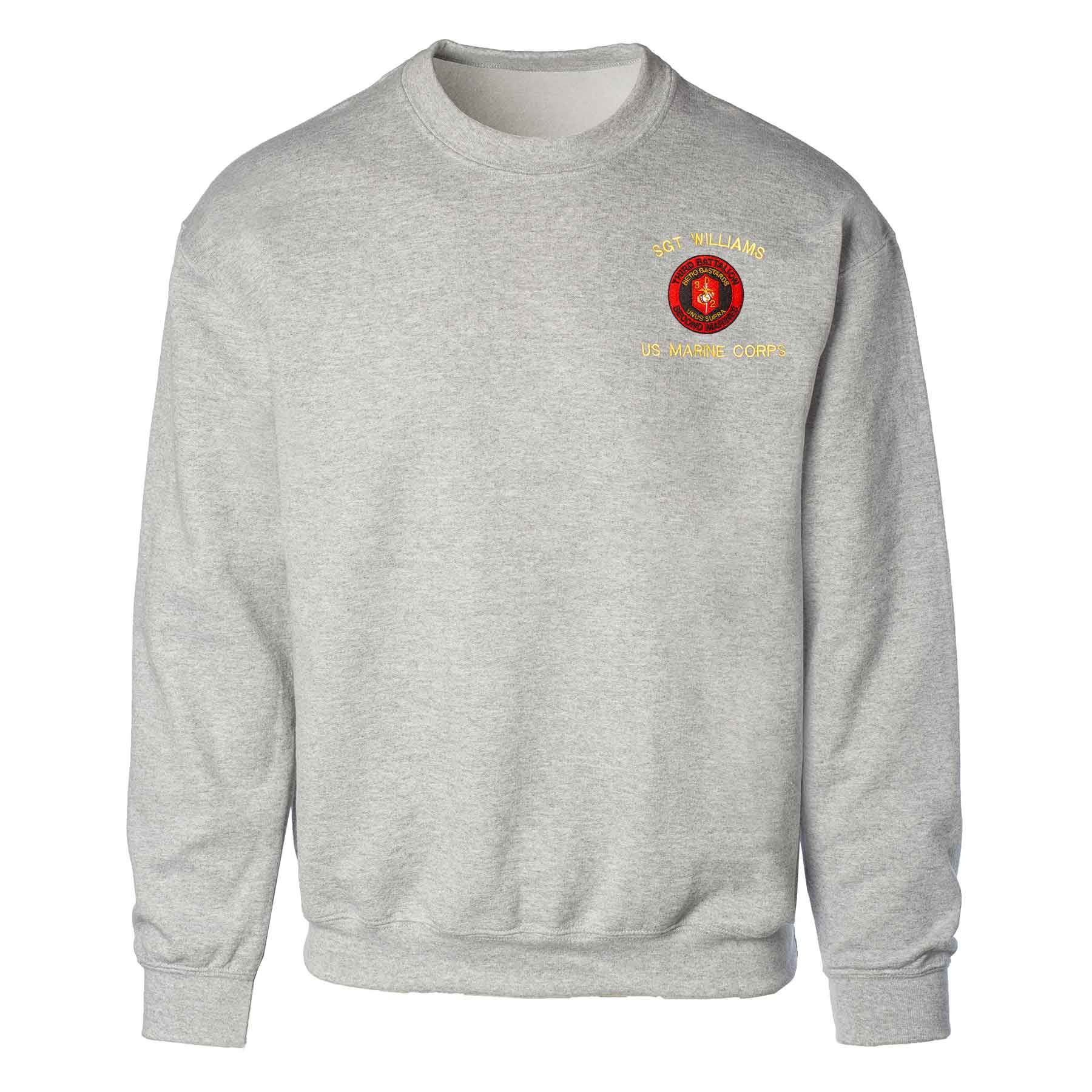 3rd Battalion 2nd Marines Embroidered Sweatshirt - Image 2