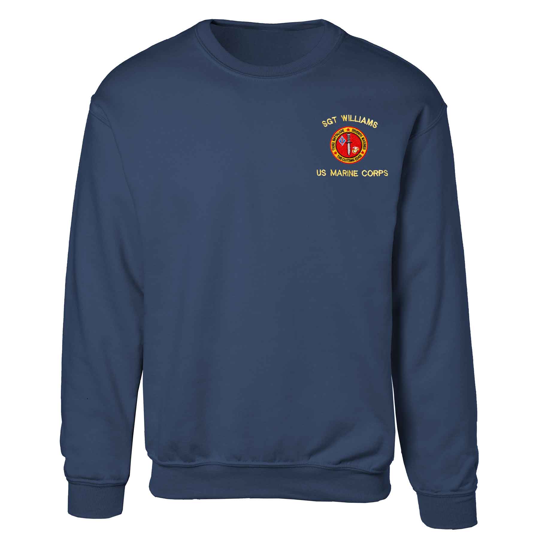 3rd Battalion 7th Marines Embroidered Sweatshirt - Image 3