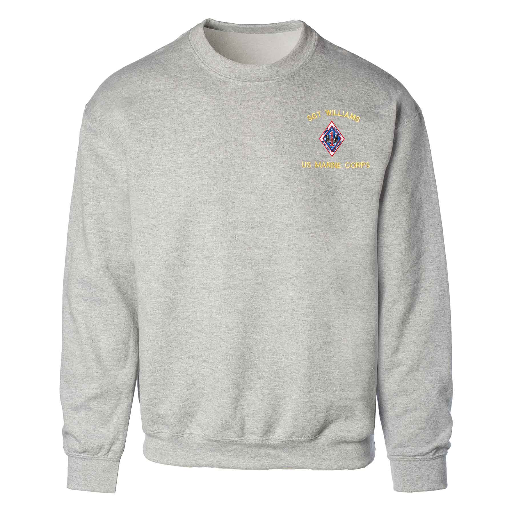 1st Combat Engineer Battalion Embroidered Sweatshirt - Image 2