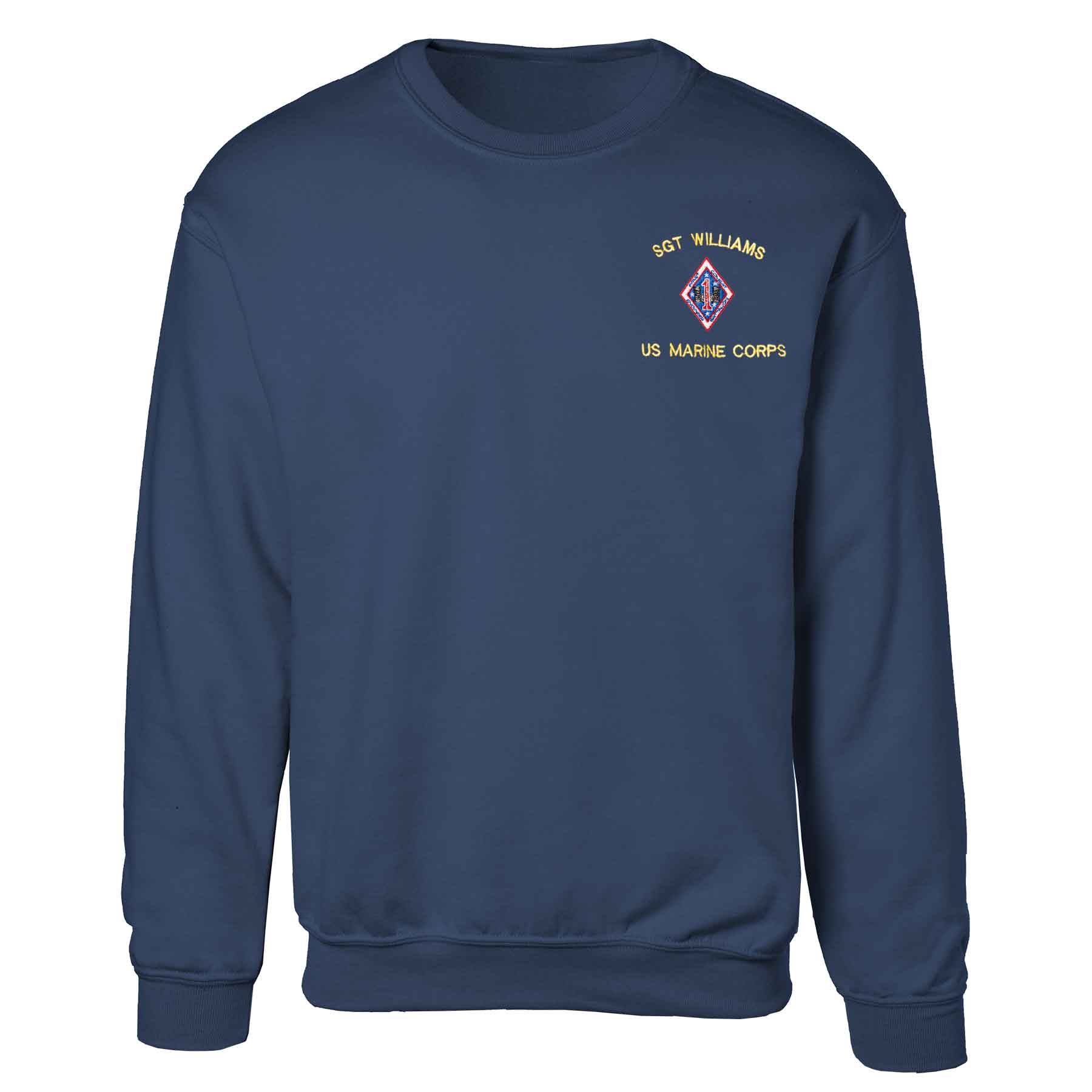 1st Combat Engineer Battalion Embroidered Sweatshirt - Image 3