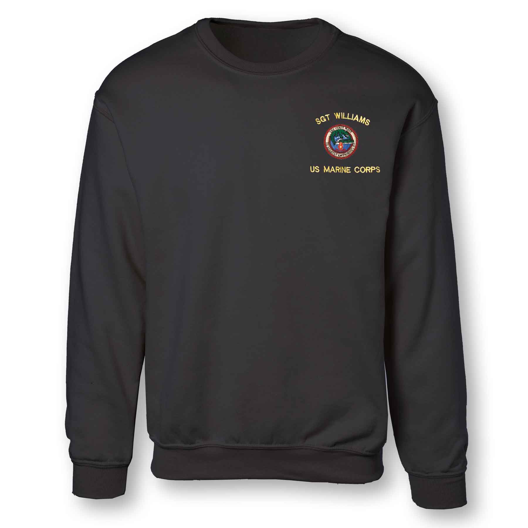 2nd Assualt Amphibious Bn Embroidered Sweatshirt