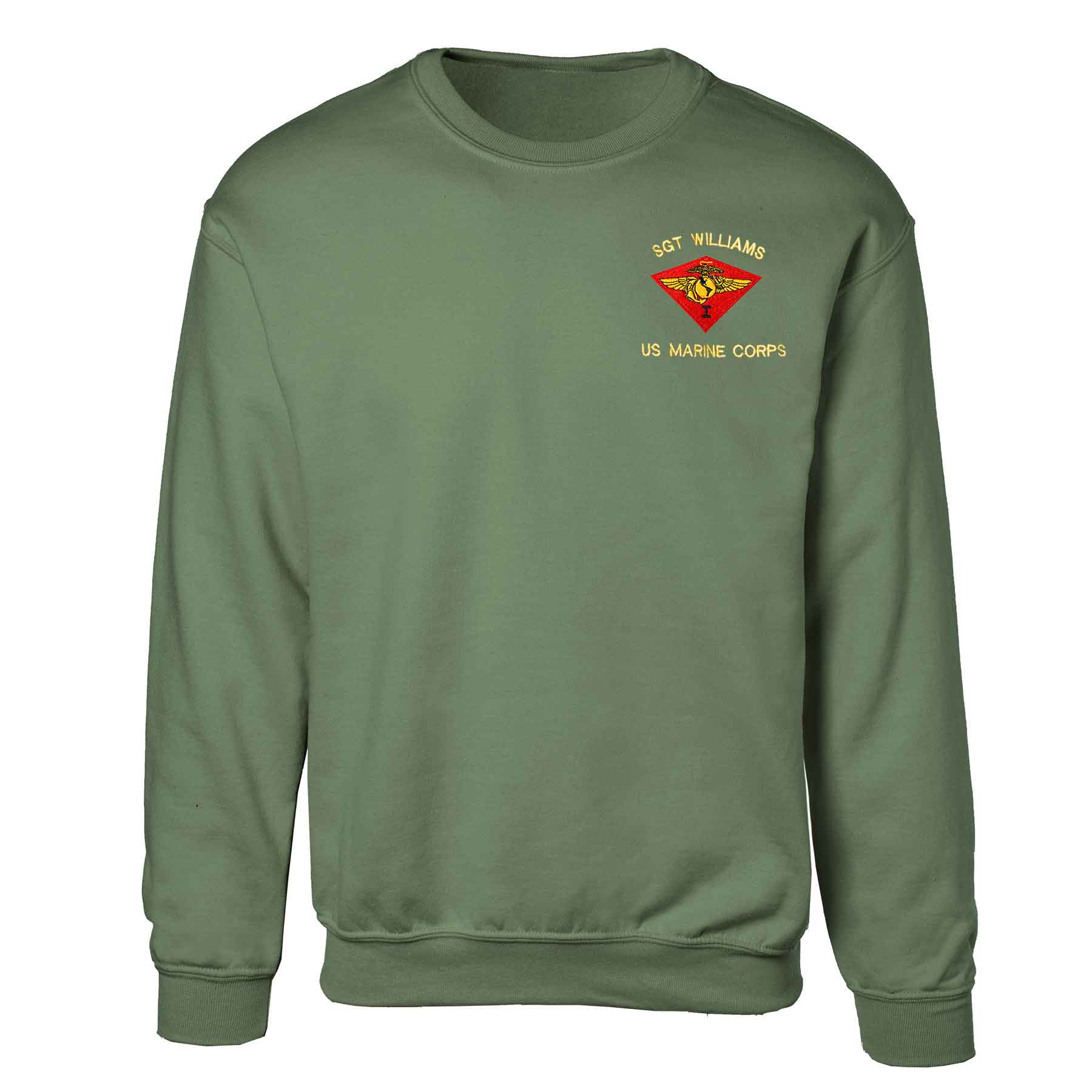 1st Marine Air Wing Embroidered Sweatshirt - Image 4