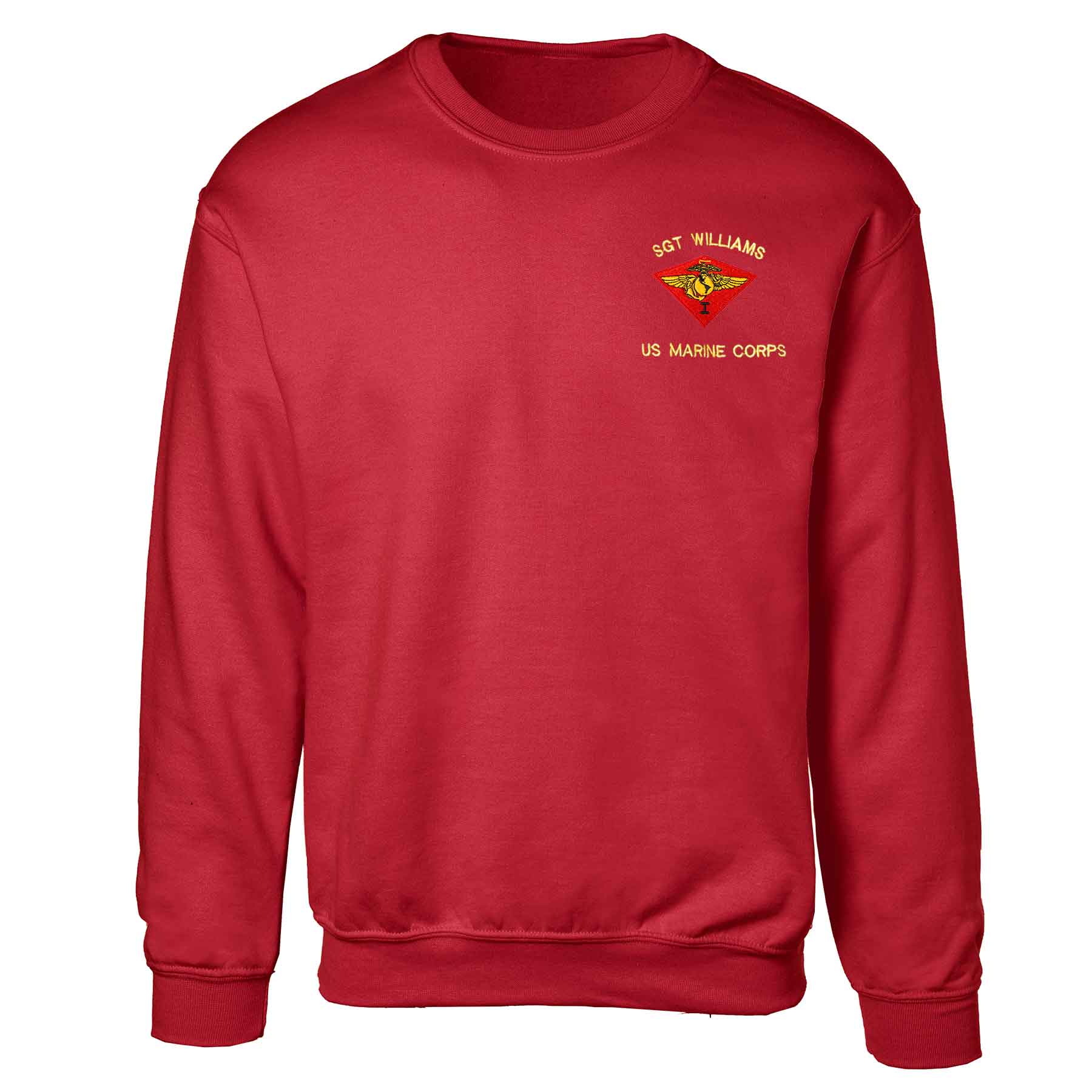 1st Marine Air Wing Embroidered Sweatshirt - Image 5