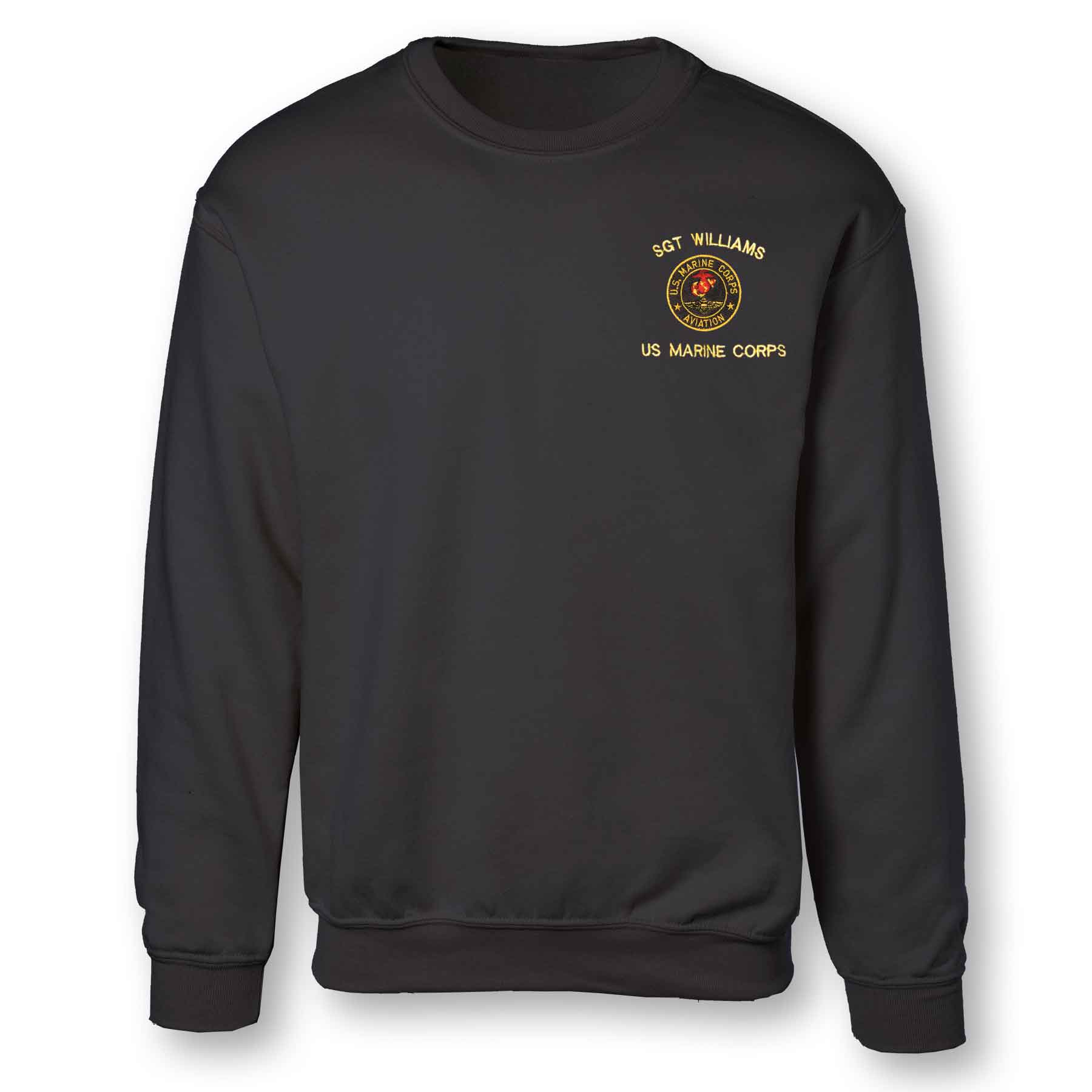 Marine Corps Aviation Embroidered Sweatshirt