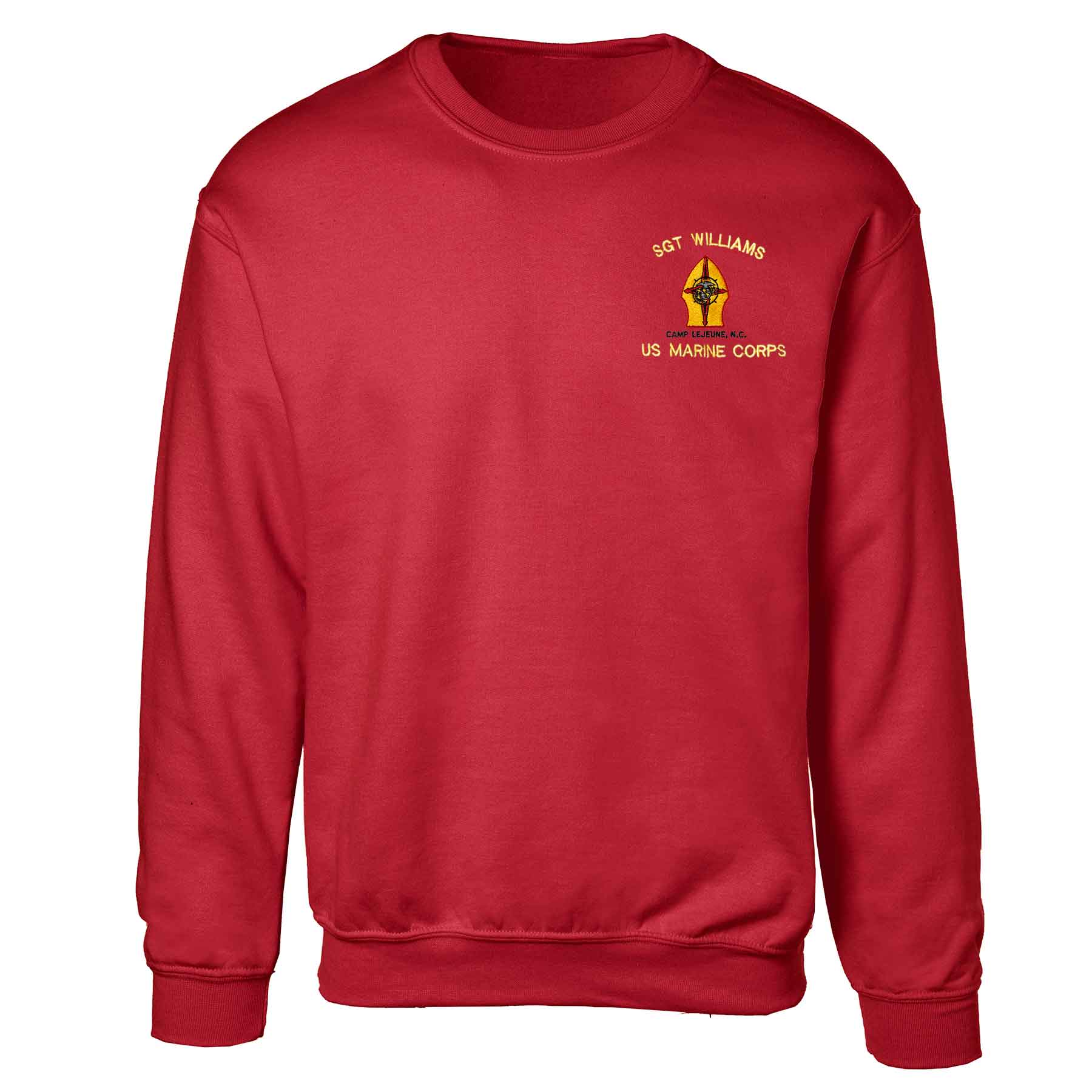 MCB Camp Lejeune Embroidered Sweatshirt - Image 5