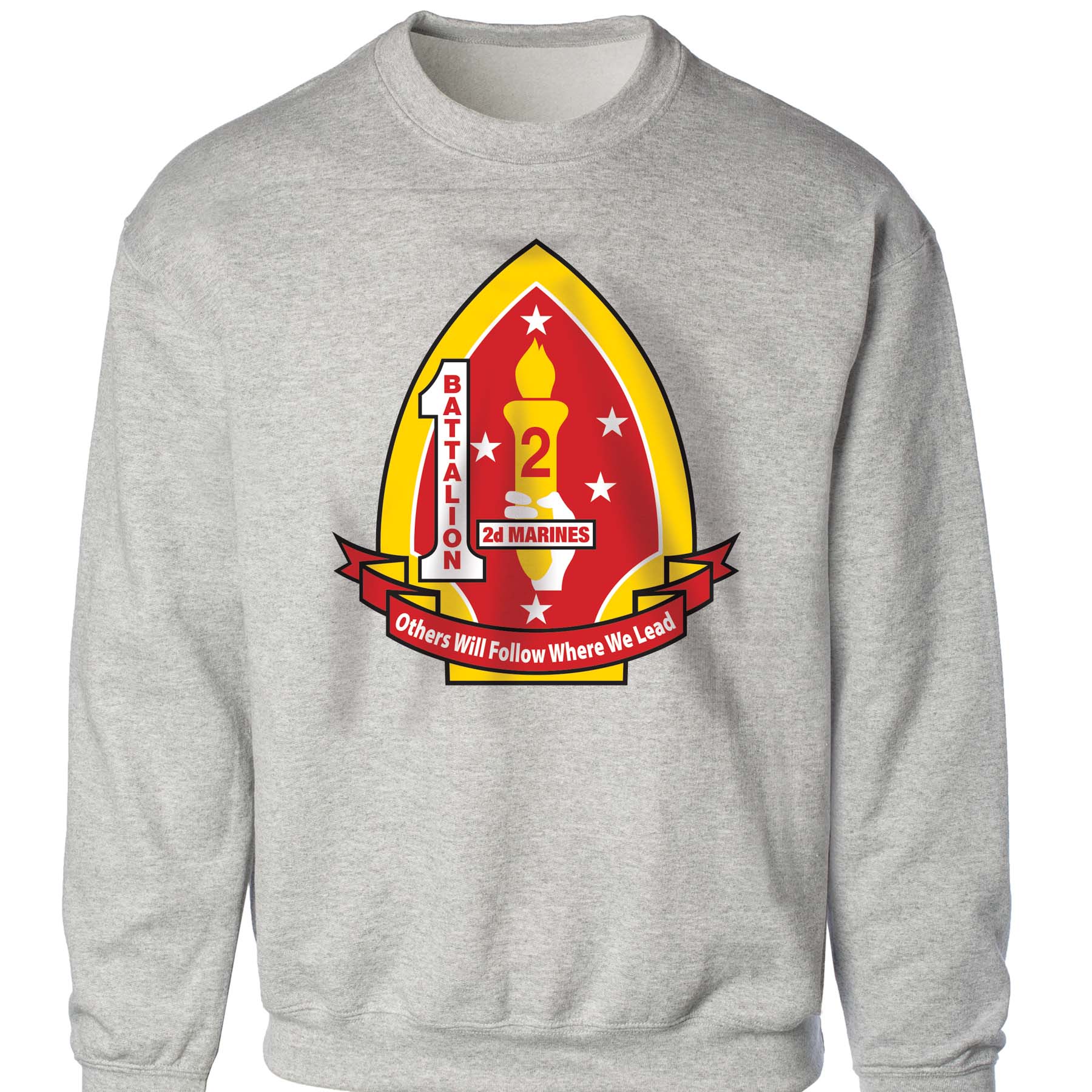 1st Battalion 2nd Marines Sweatshirt - Image 2