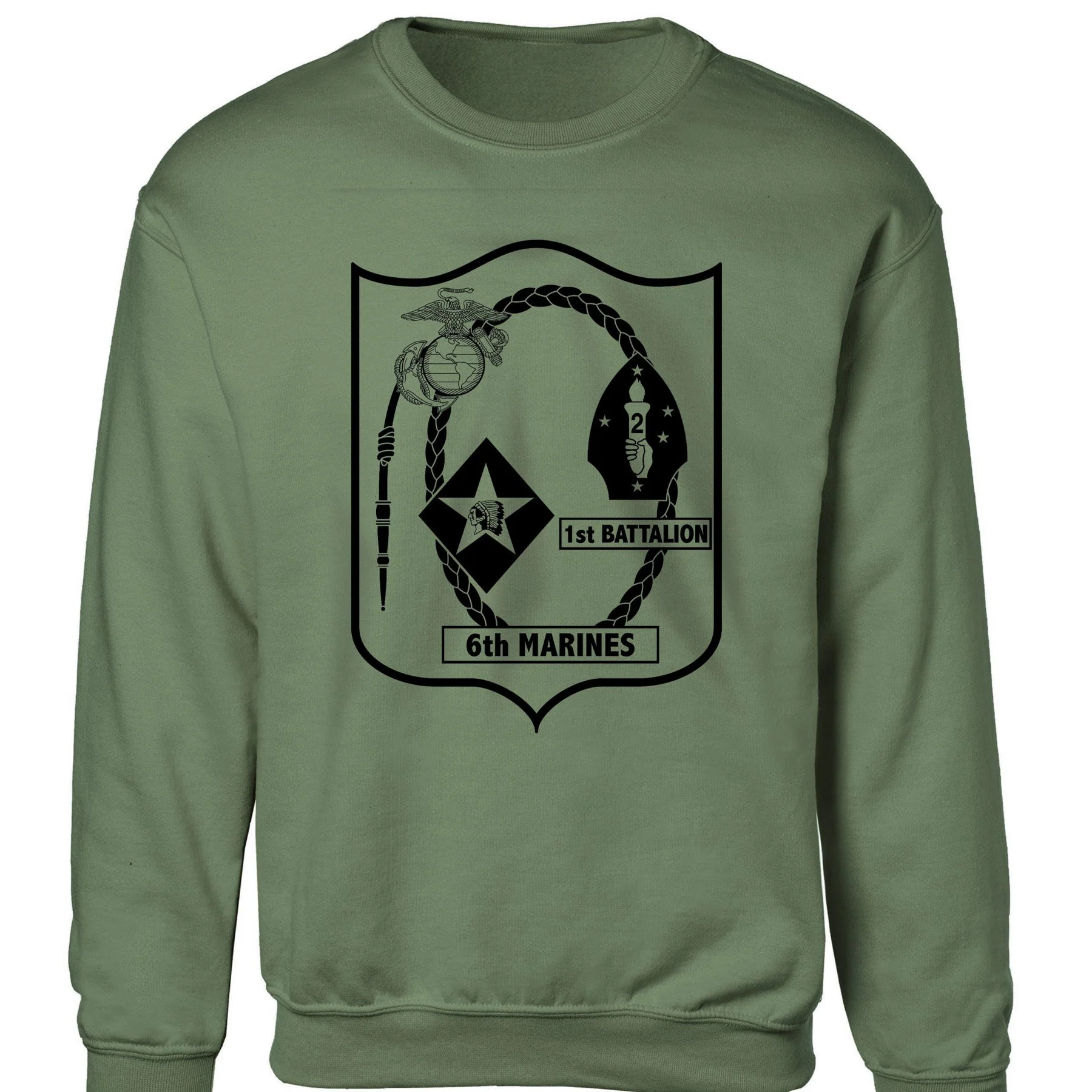 1st Battalion 6th Marines Sweatshirt - Image 3